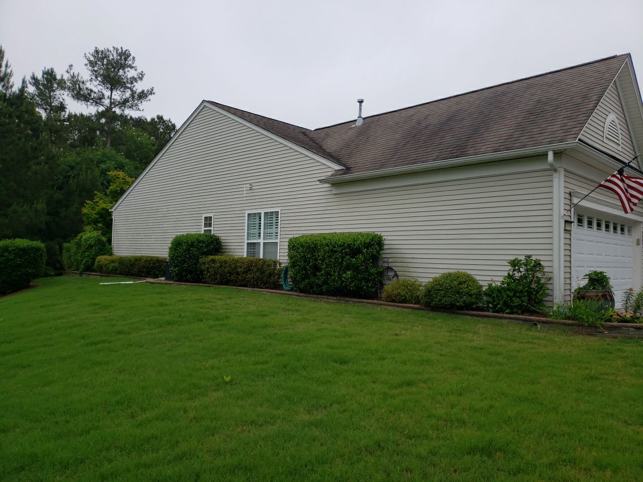 House Wash using cleaner by Power Wash Masters LLC