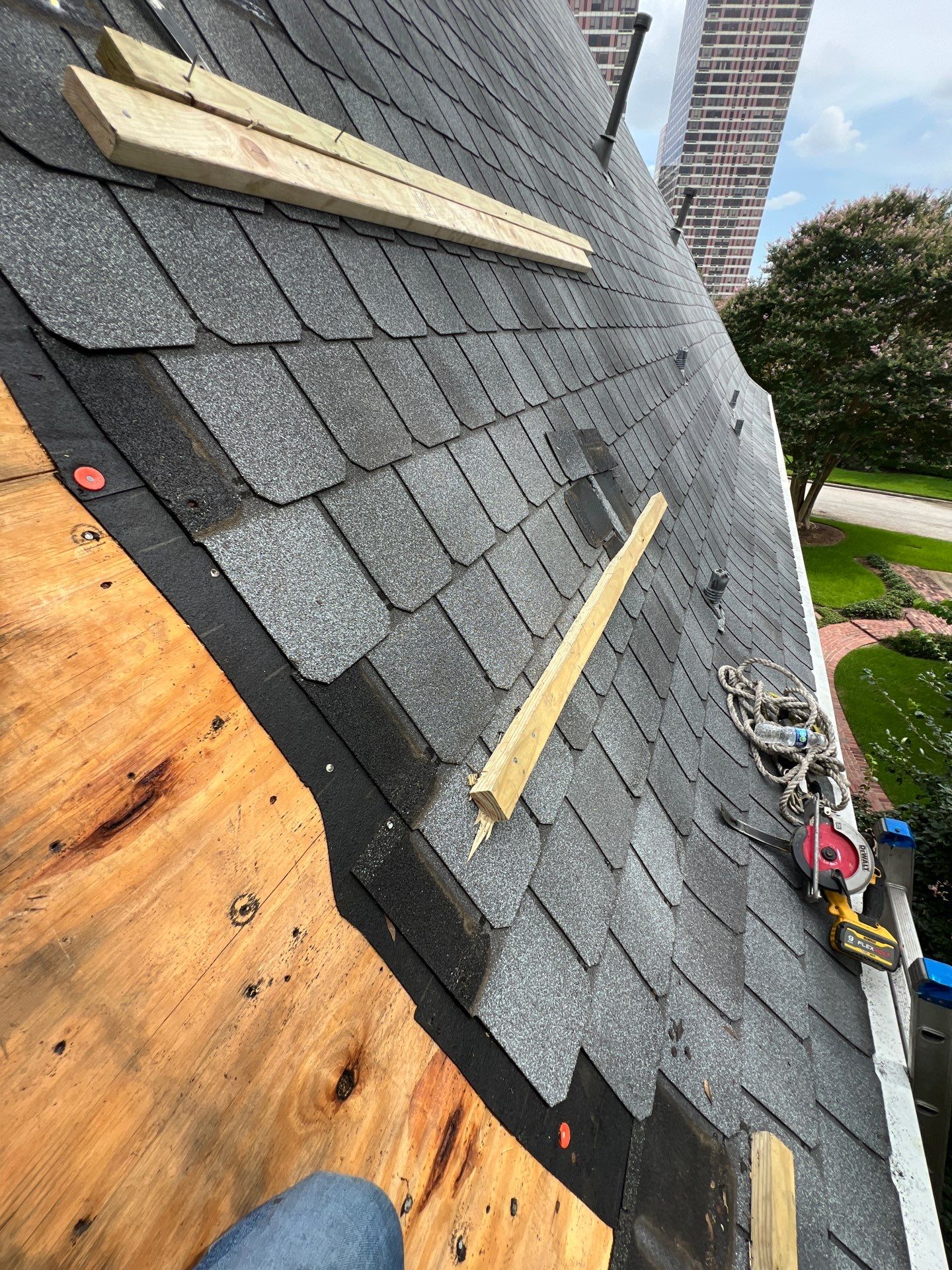 Residential Roofing Repair using Owen's Corning Duration (Lifetime) Shingles by Roof Repair Company