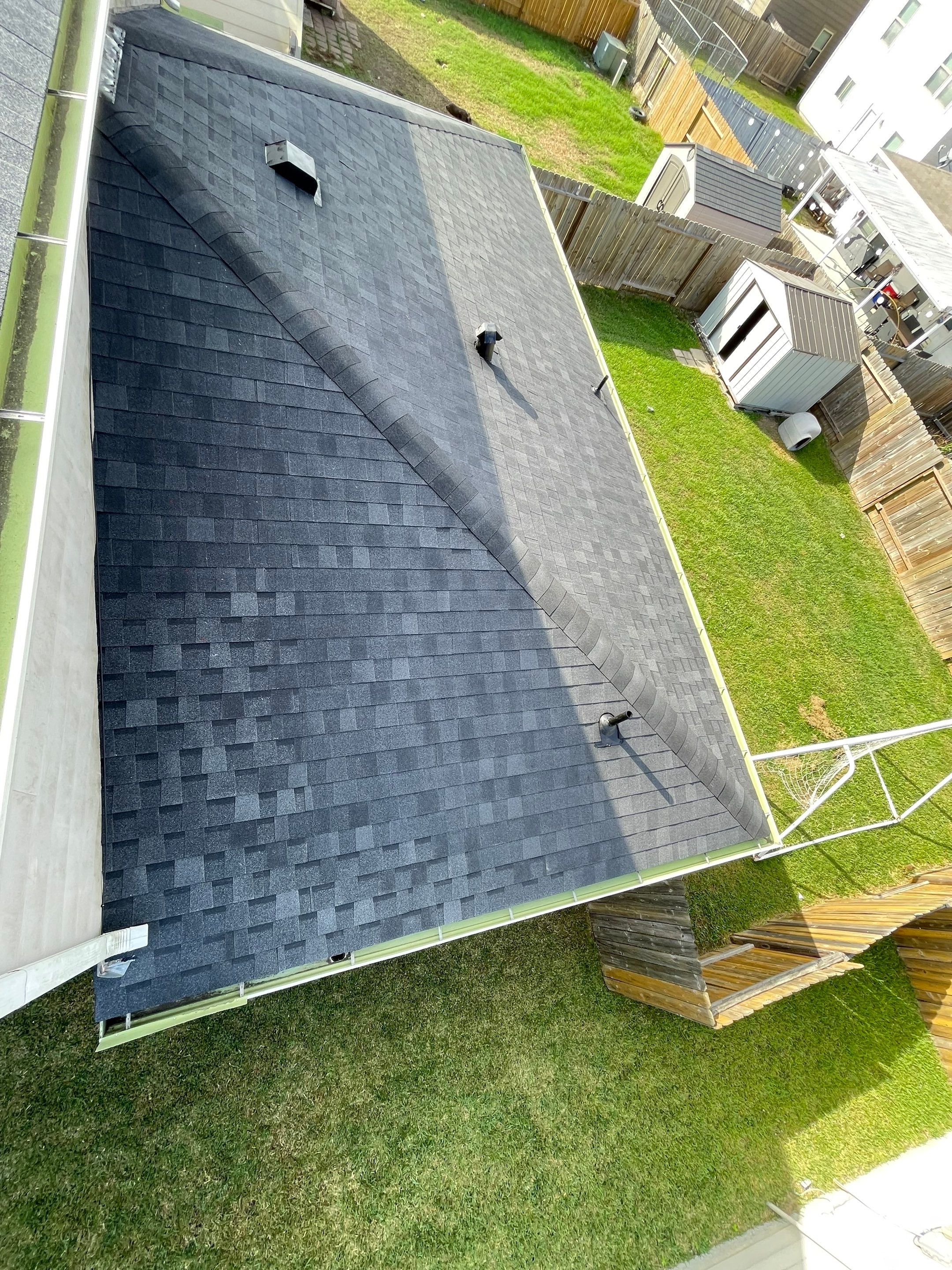 Residential Roofing Installation using Atlas ProLam® Shingles Black Shadow Color by CAP Roofing and Construction LLC