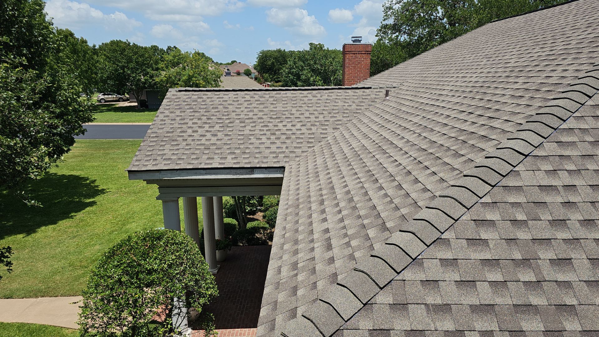 Residential Roof Replacement using GAF - HDZ - Weathered Wood by Action Exteriors