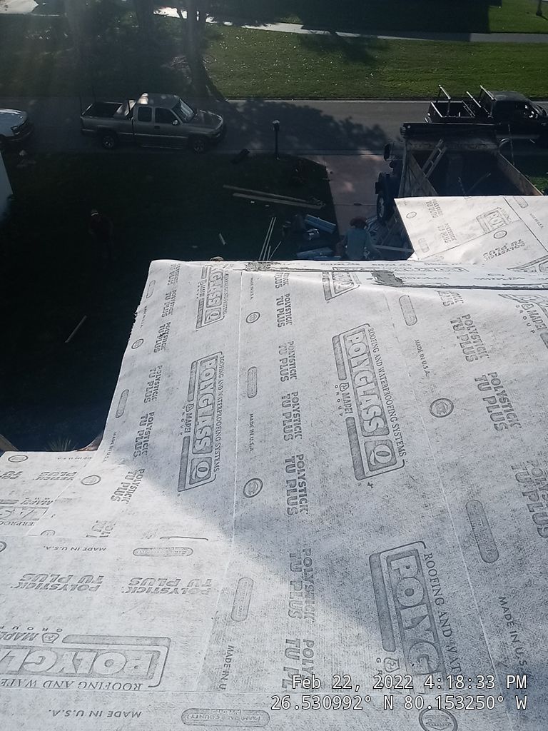 Residential Roofing Installation using Eagle Roofing Tile by BLUES BROTHERS ROOFING