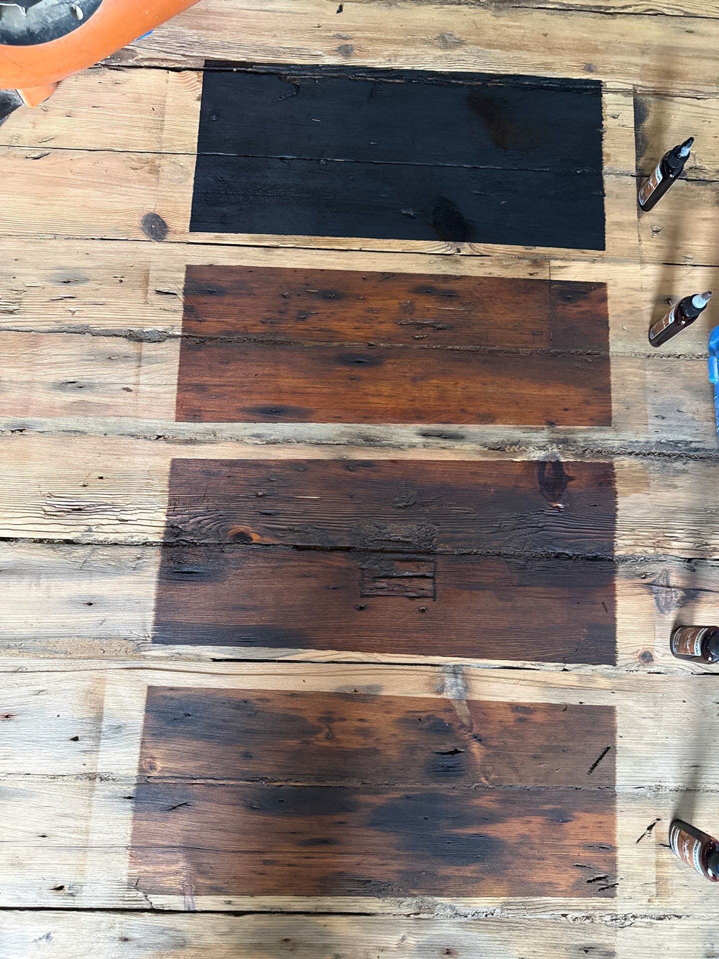 Historic restoration of 1873 floor  by Ann Arbor Hardwoods 