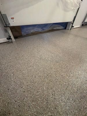 Project in Haslett, Michigan by Freedom Concrete Coatings. 