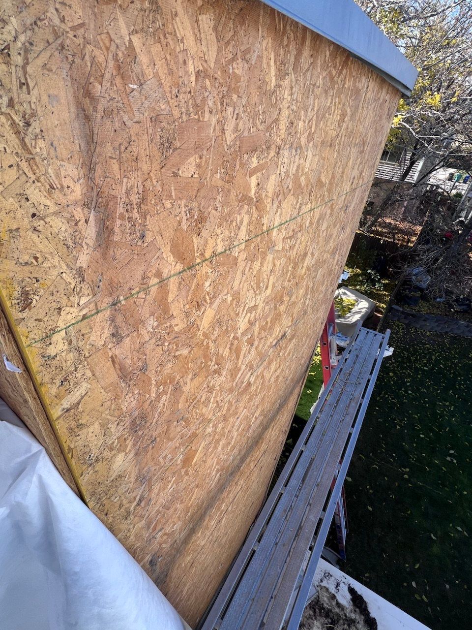 West Jordan | Aluminum Demo & Chimney Siding Upgrade | Silver Grey by Ideal Siding Utah