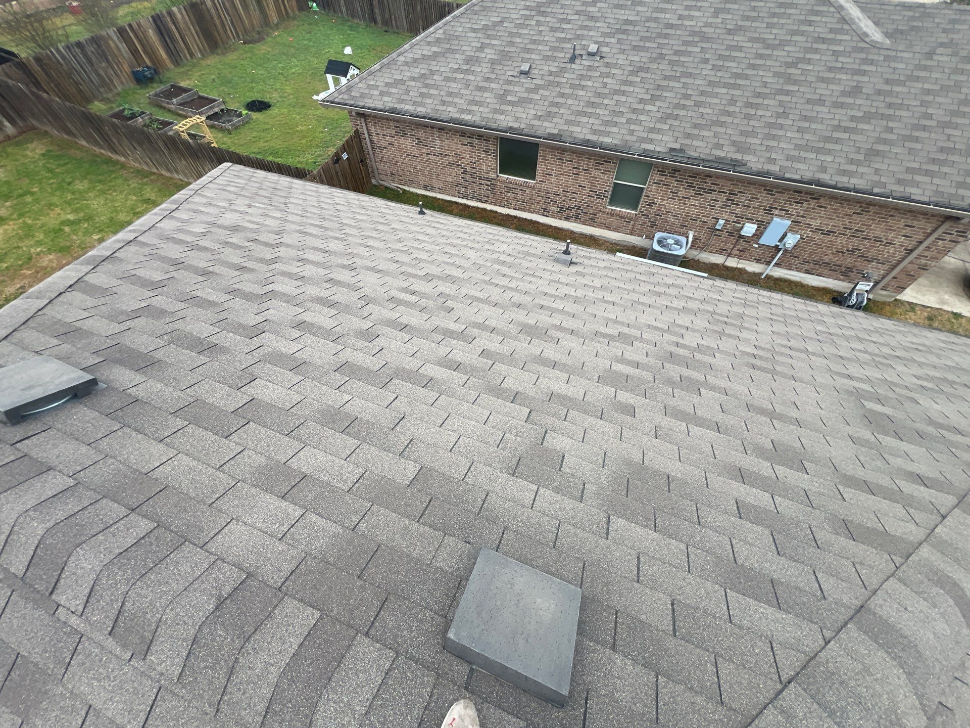 Residential Roofing Installation using IKO Nordic Class 4 Impact Resistant 30yr Architectural Shingles. Color: Castle Grey by WR Roofing Solutions