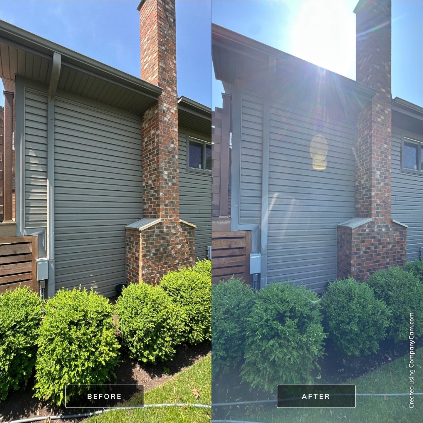 Project in Hoffman Estates by Simmons Power & Soft Washing