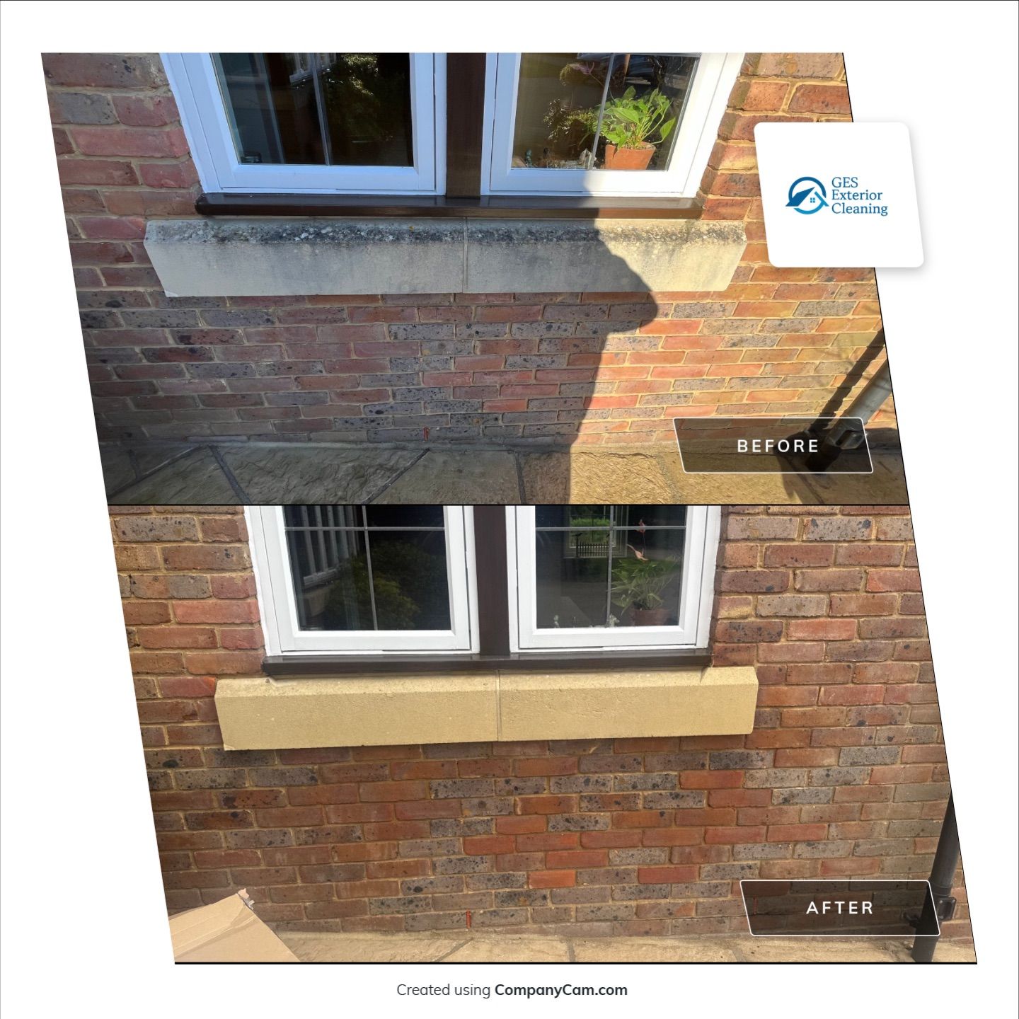 Roof Clean - Patio Clean using 18inch Whirlaway FSC by Ges Exterior Cleaning ltd