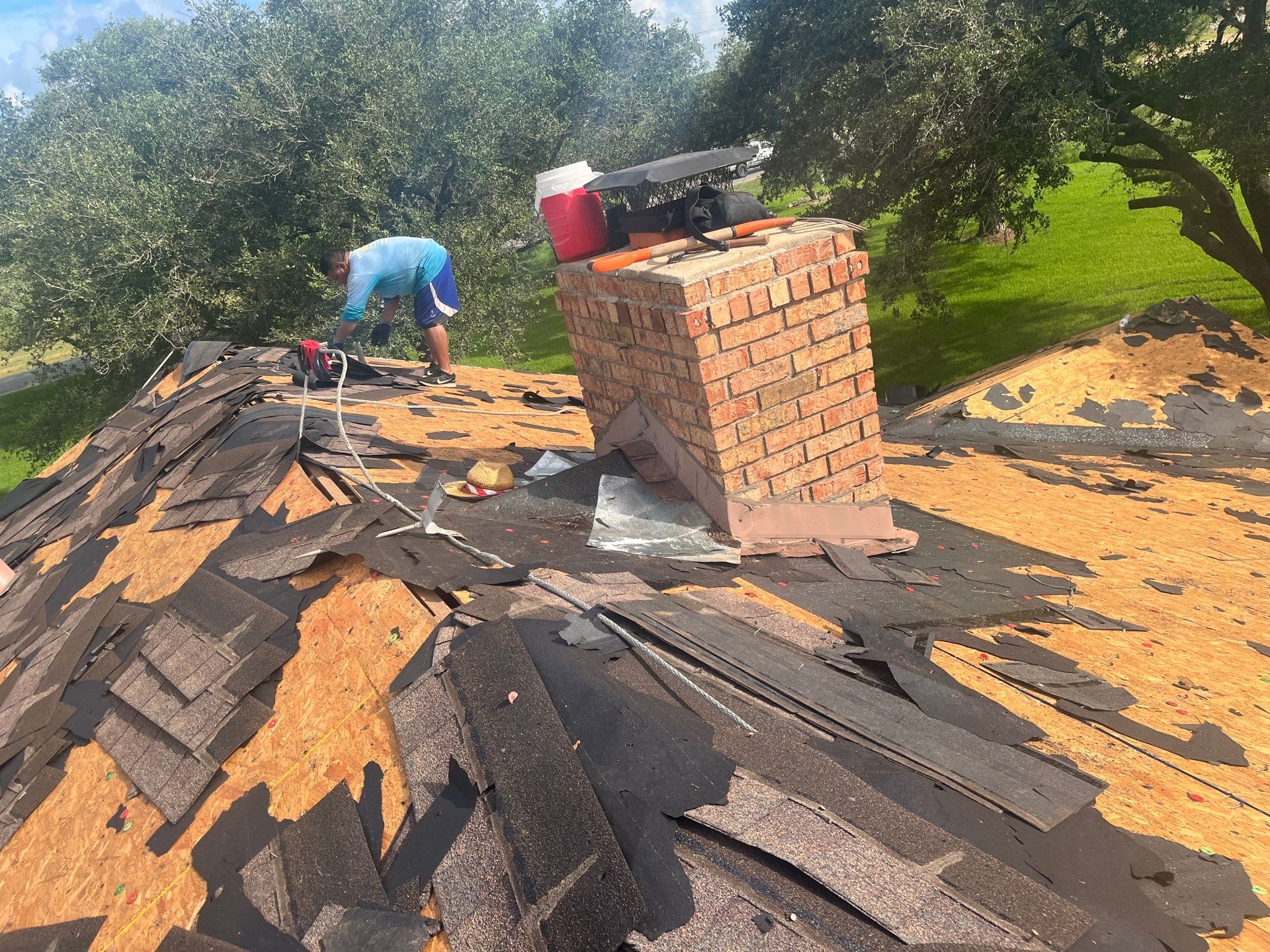 Residential Roofing Installation using Owen's Corning Duration (Lifetime) Shingles by Roof Repair Company