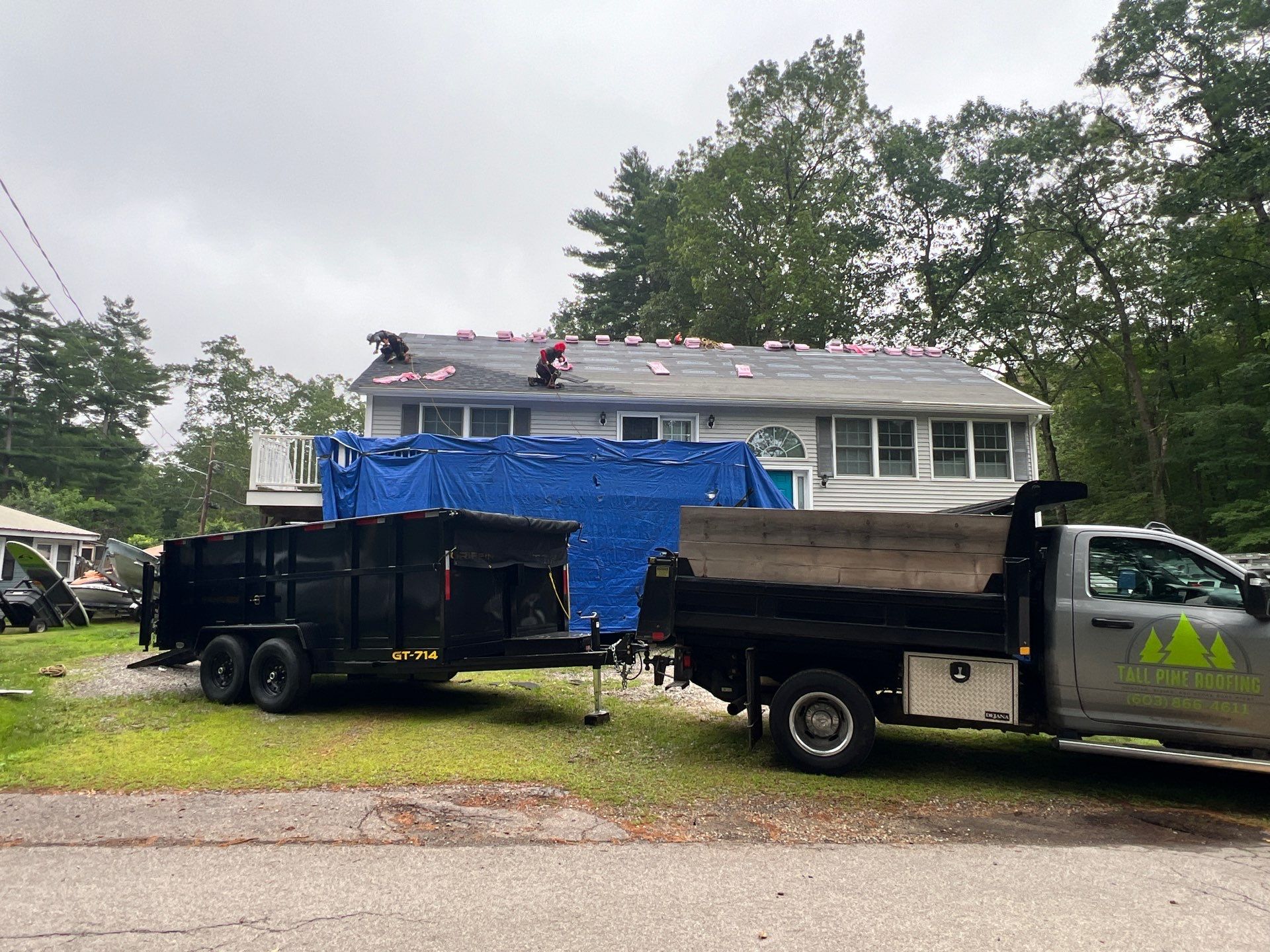 Owens Corning Roof Install in Derry, New Hampshire by Tall pine roofing