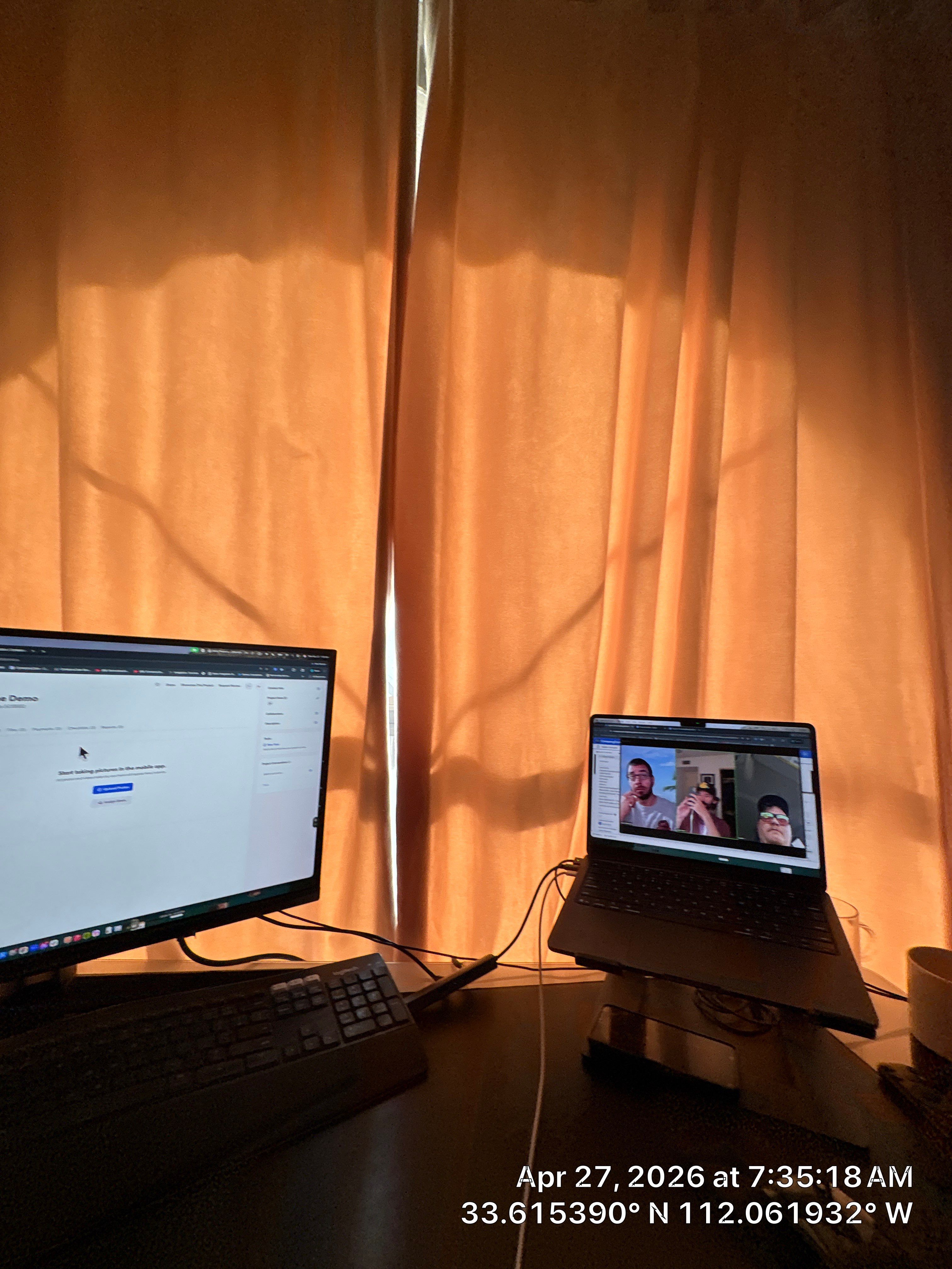 Custom Home Office and Media Suite Installation in Phoenix by CompanyCam Sales Demo