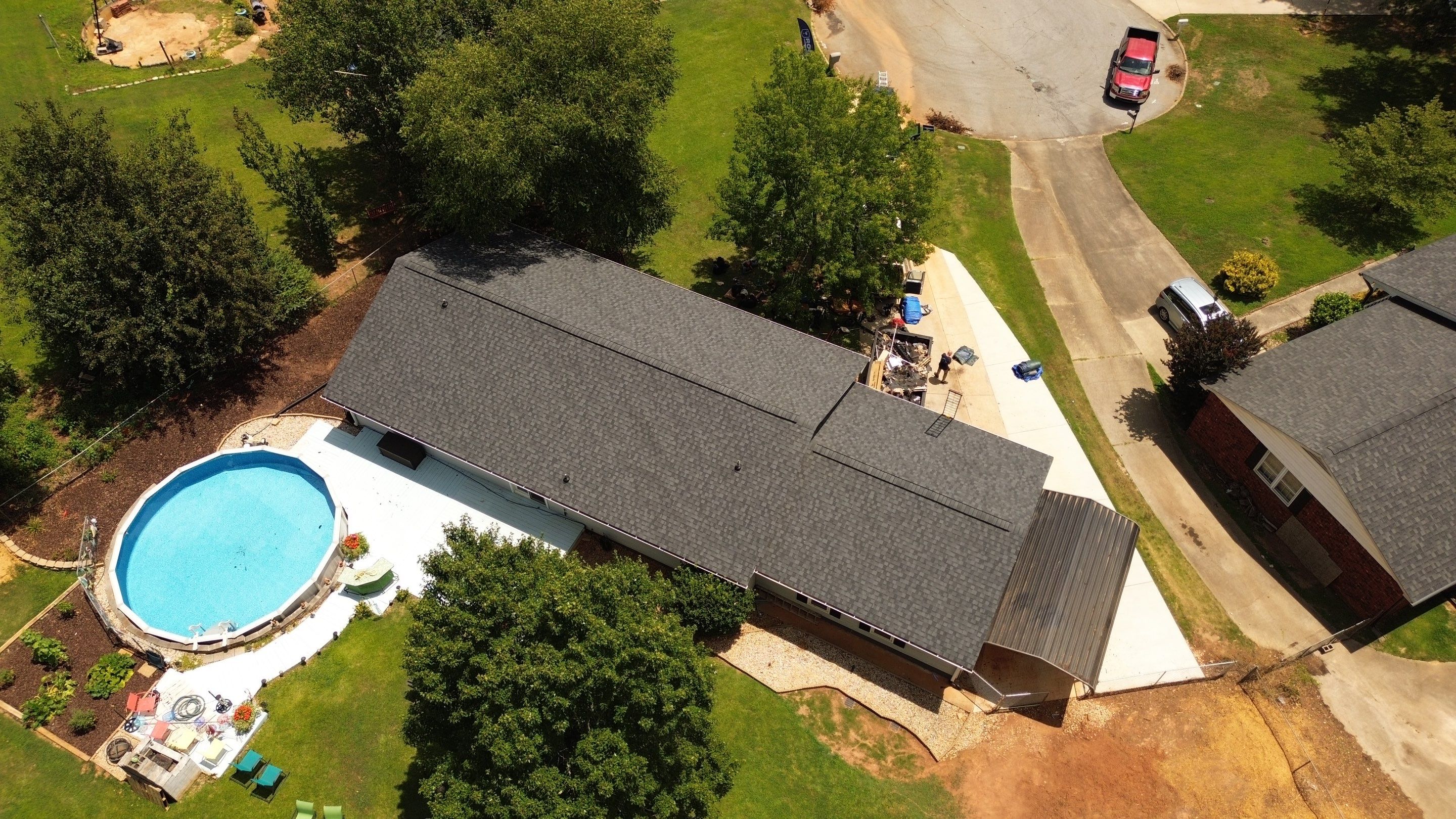 Asphalt Shingle Roof Replacement on Mauldin Ranch Home by Roofers LLC
