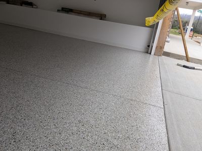 Garage Floor Coating using Cabin Fever