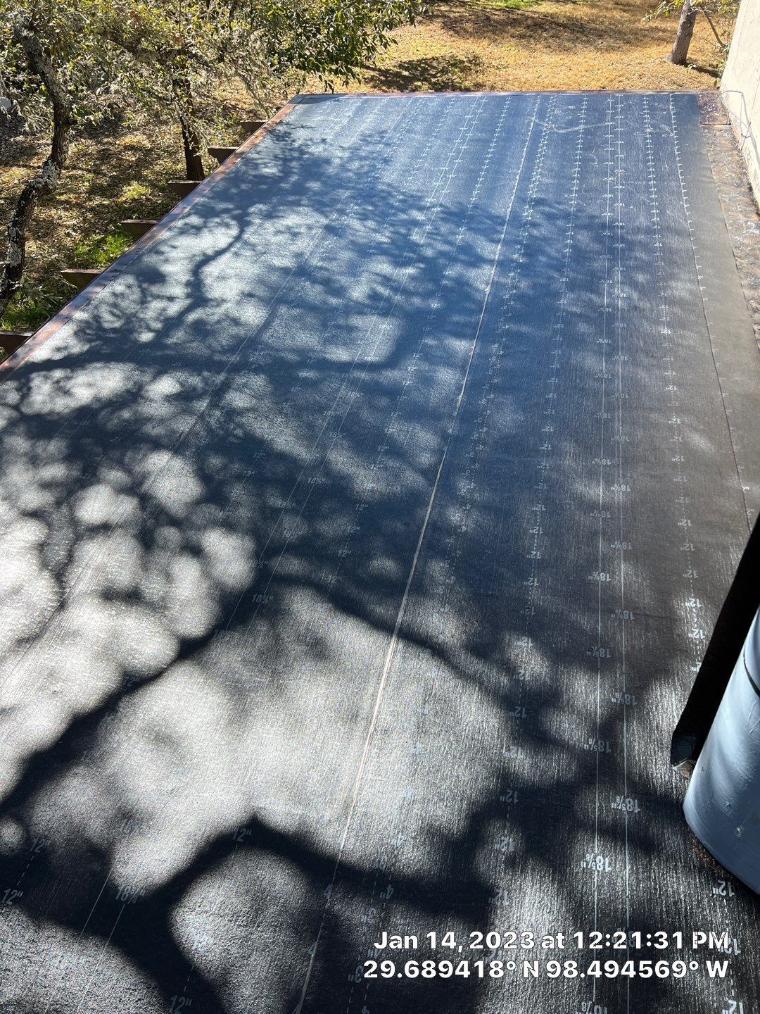 Residential Flat Roof Replacement using Mulehide Modified Bitumen Roofing by Premier Roofing and Contracting