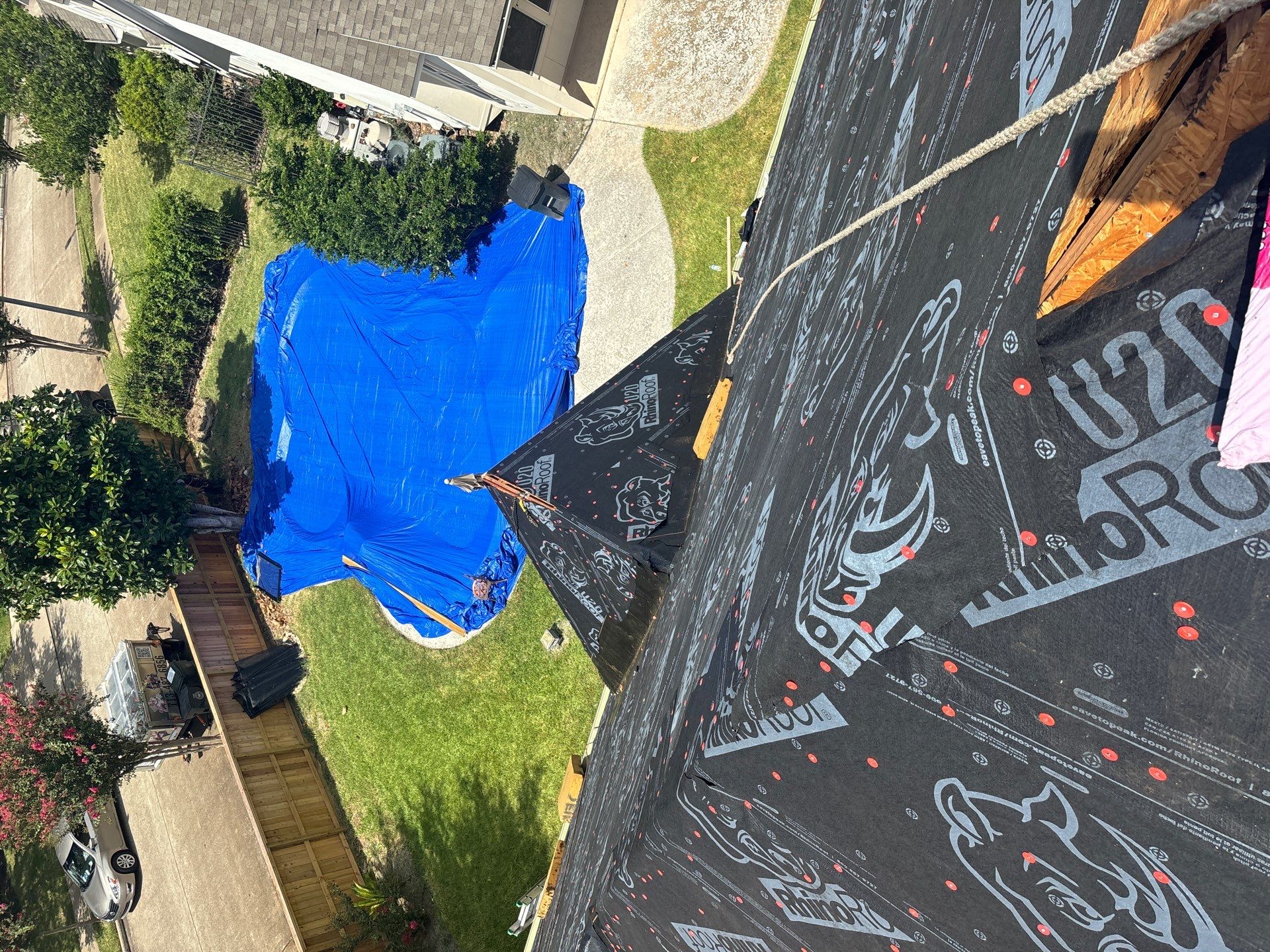 Residential Roofing Installation using Owen's Corning Duration (Lifetime) Shingles by Roof Repair Company