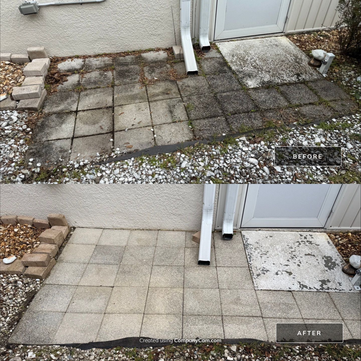 Patio, Vinyl Fence, & Partial House Wash in Creekside, Parrish, FL | Sunshine AquaWash by Sunshine AquaWash