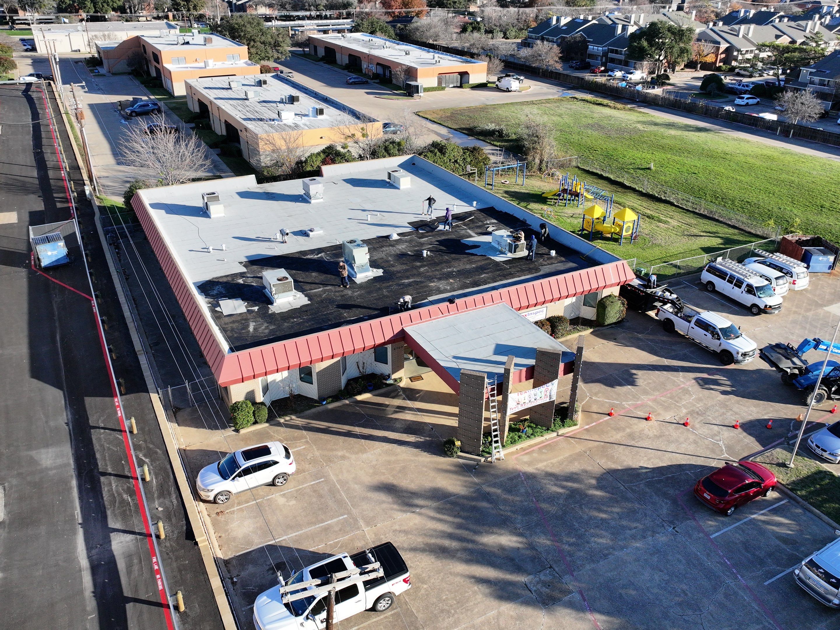 Commercial Roofing Installation using GAF Evergaurd TPO 60 Mil by Becker Roofing and Exteriors