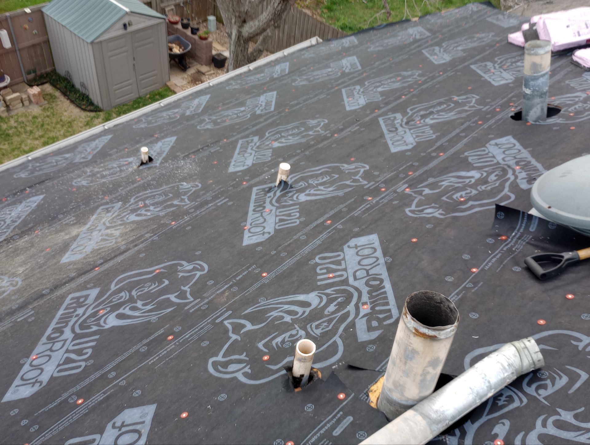 Residential Roofing Installation using Owen's Corning Duration (Lifetime) Shingles by Roof Repair Company