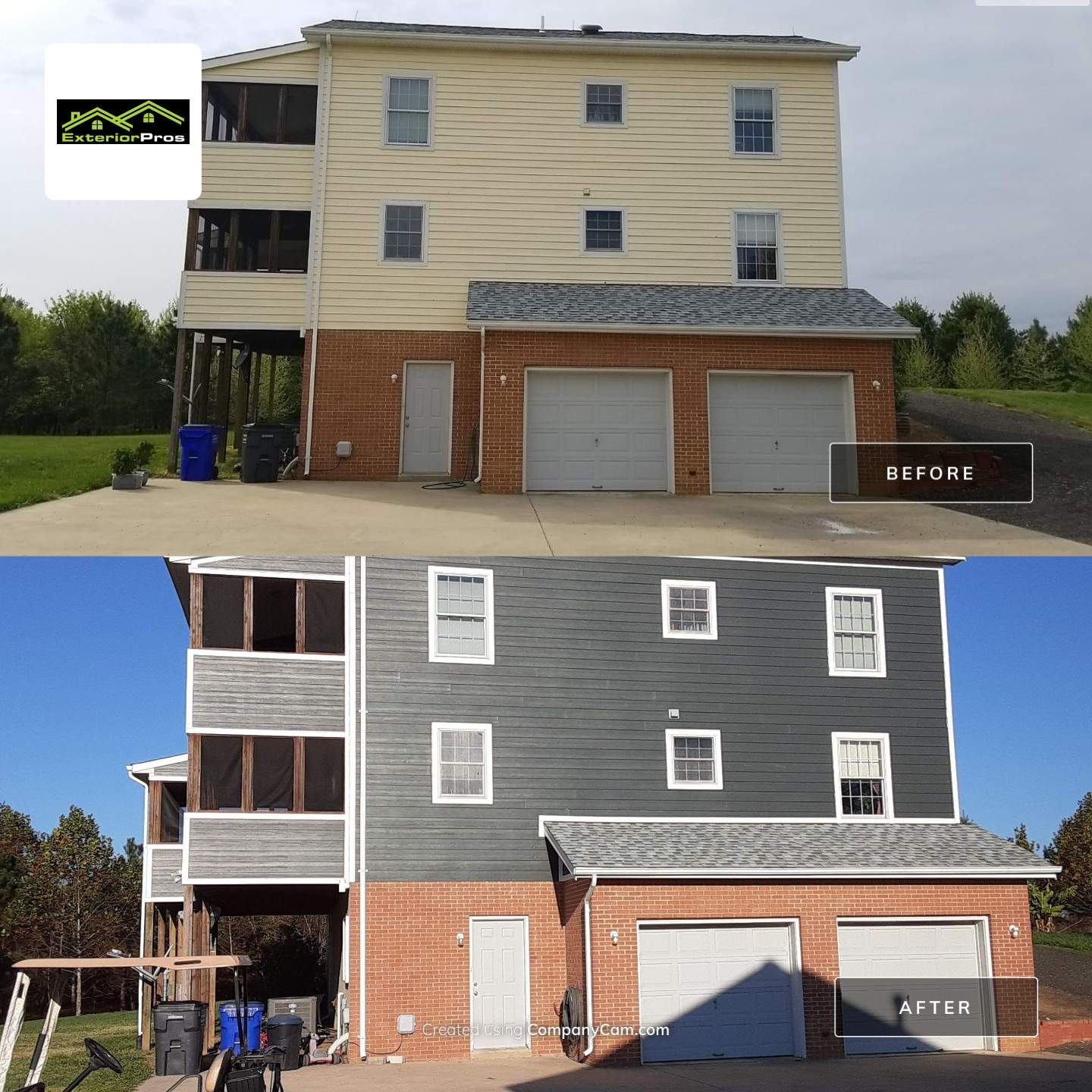 Siding Installation using JH CedarMill Plank STMT by ExteriorPros