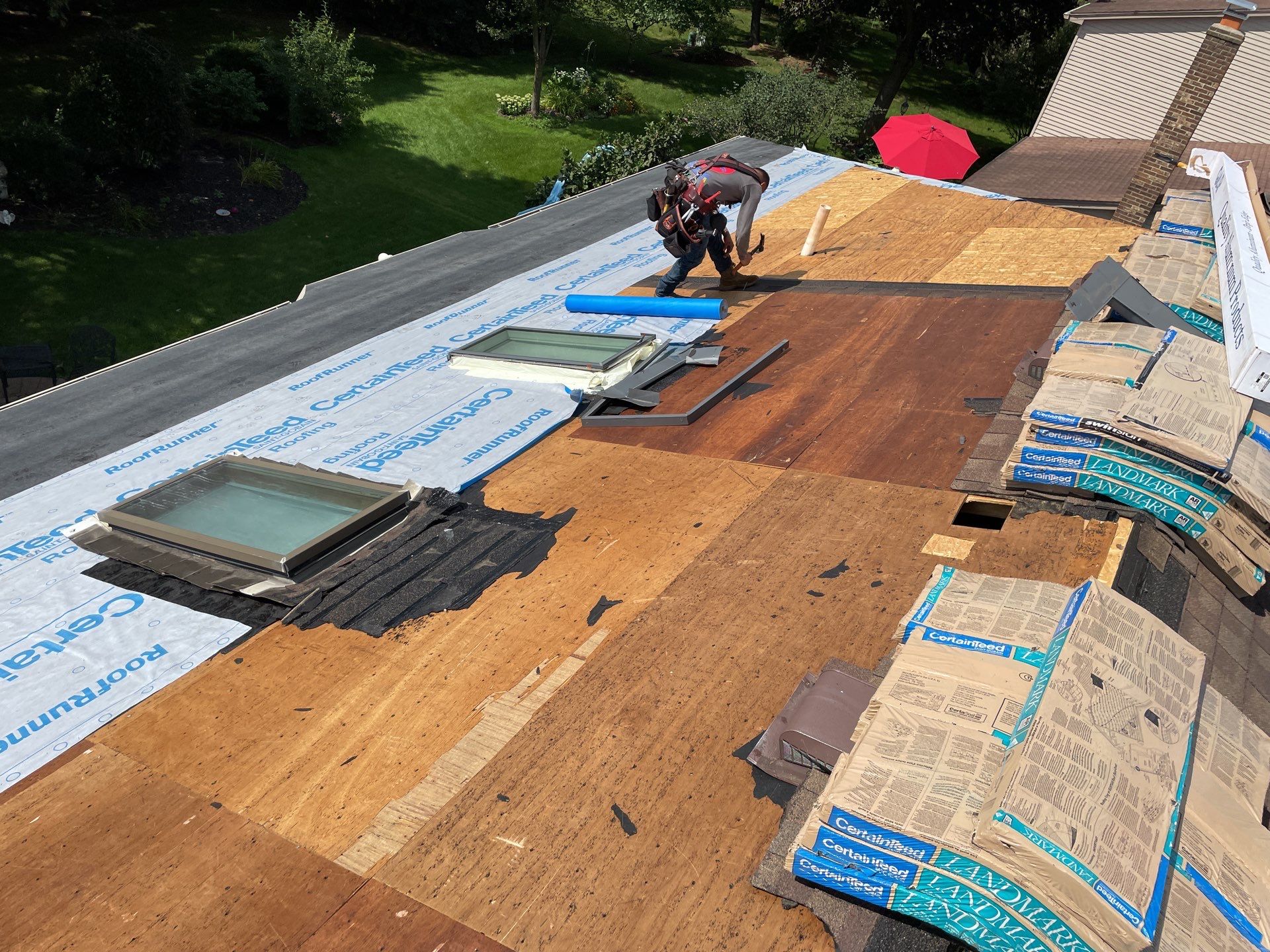 Roof Replacement using CertainTeed Landmark by 180 Contractors