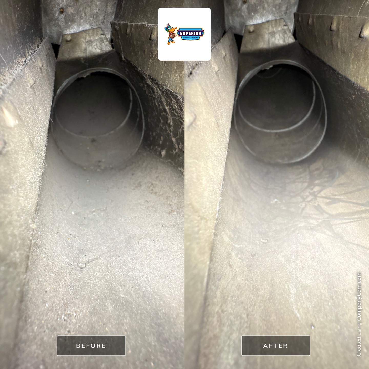 Air Duct Cleaning With a Vacuum Truck in Rochester, PA by Superior Air Duct Cleaning