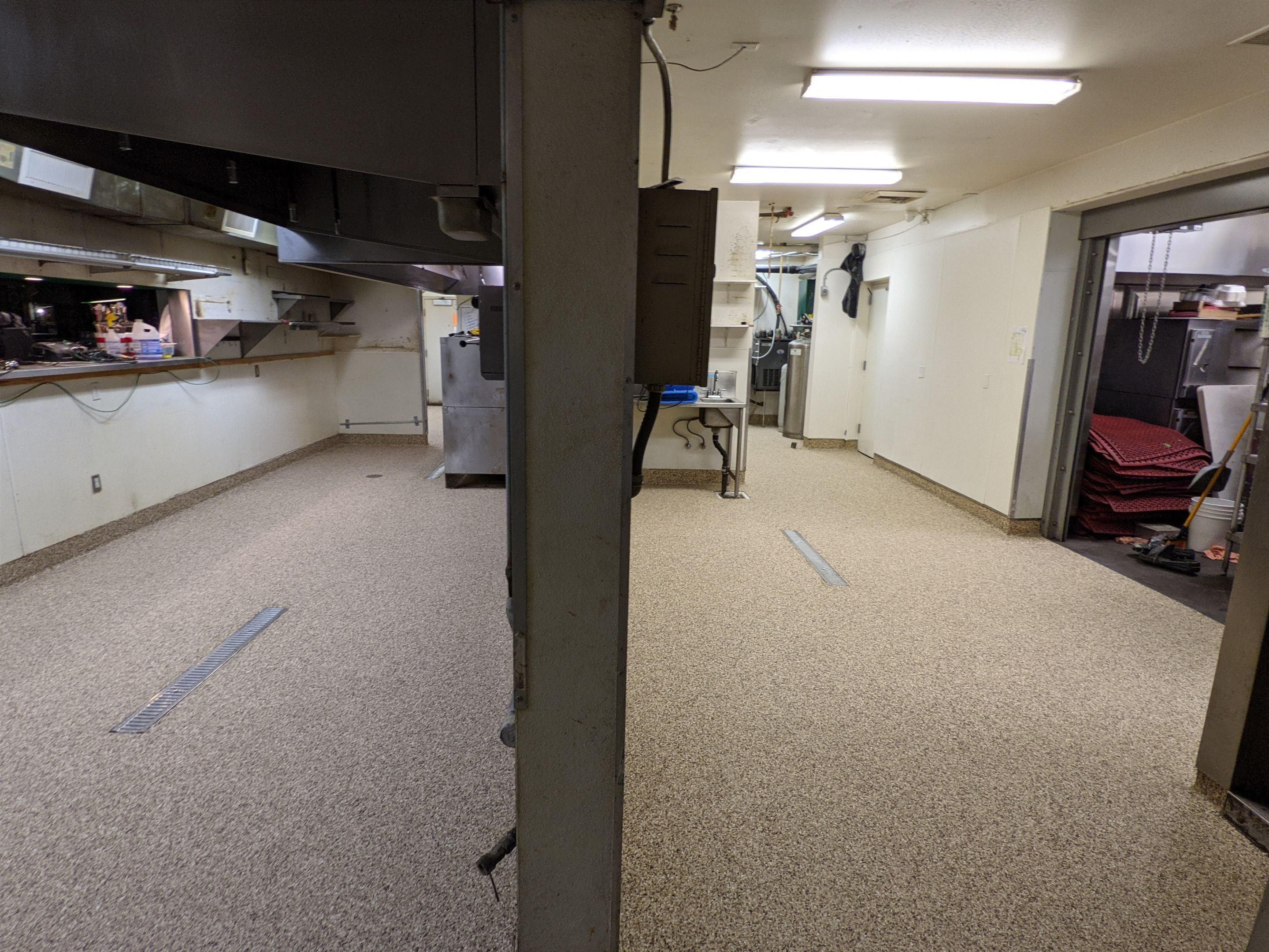 Commercial Floor Transformation using Penntek Evolution System by Croc Coatings, LLC