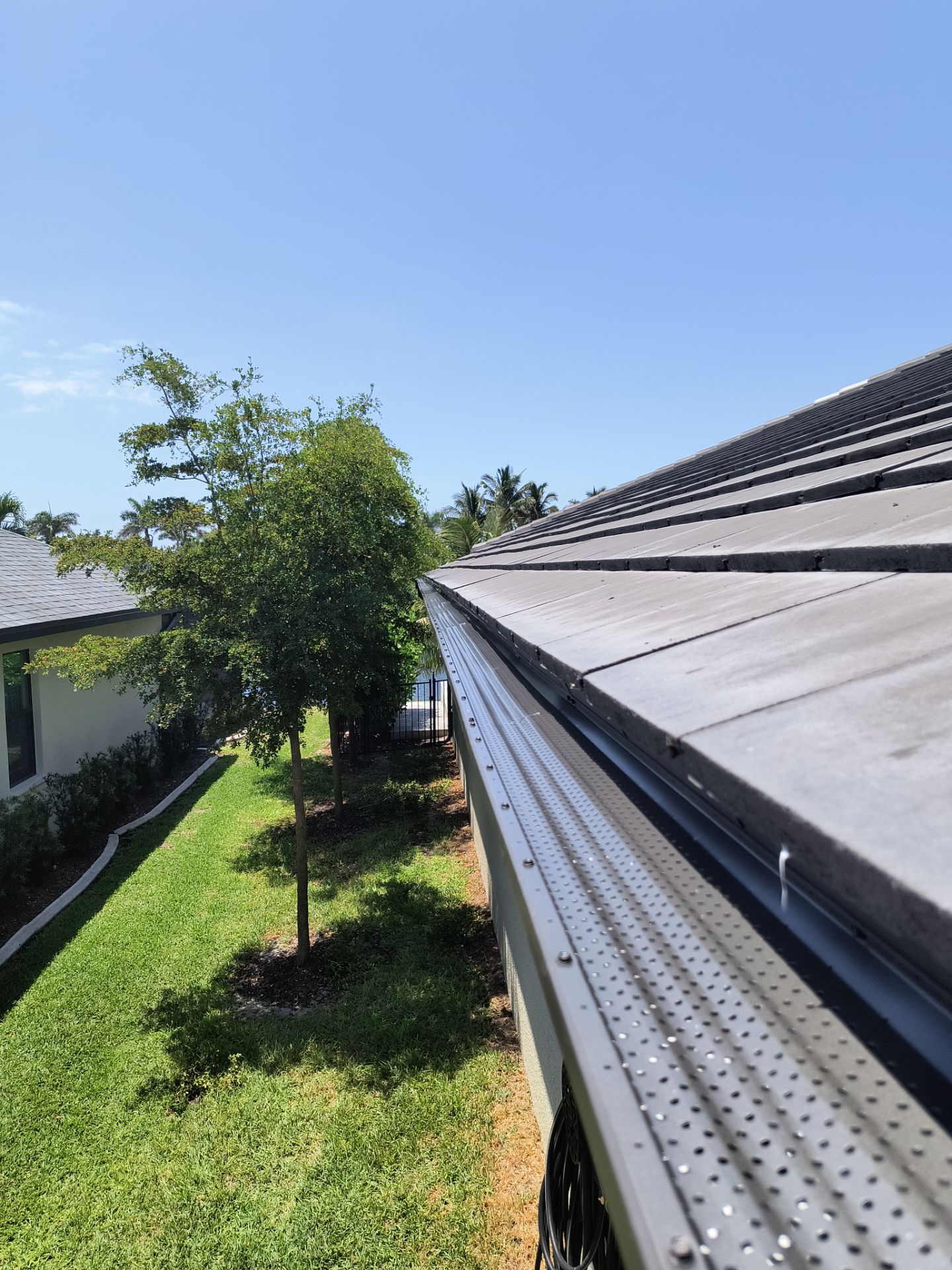 Musket Brown 6-inch Gutters in Cape Coral FL by Gutter Professors