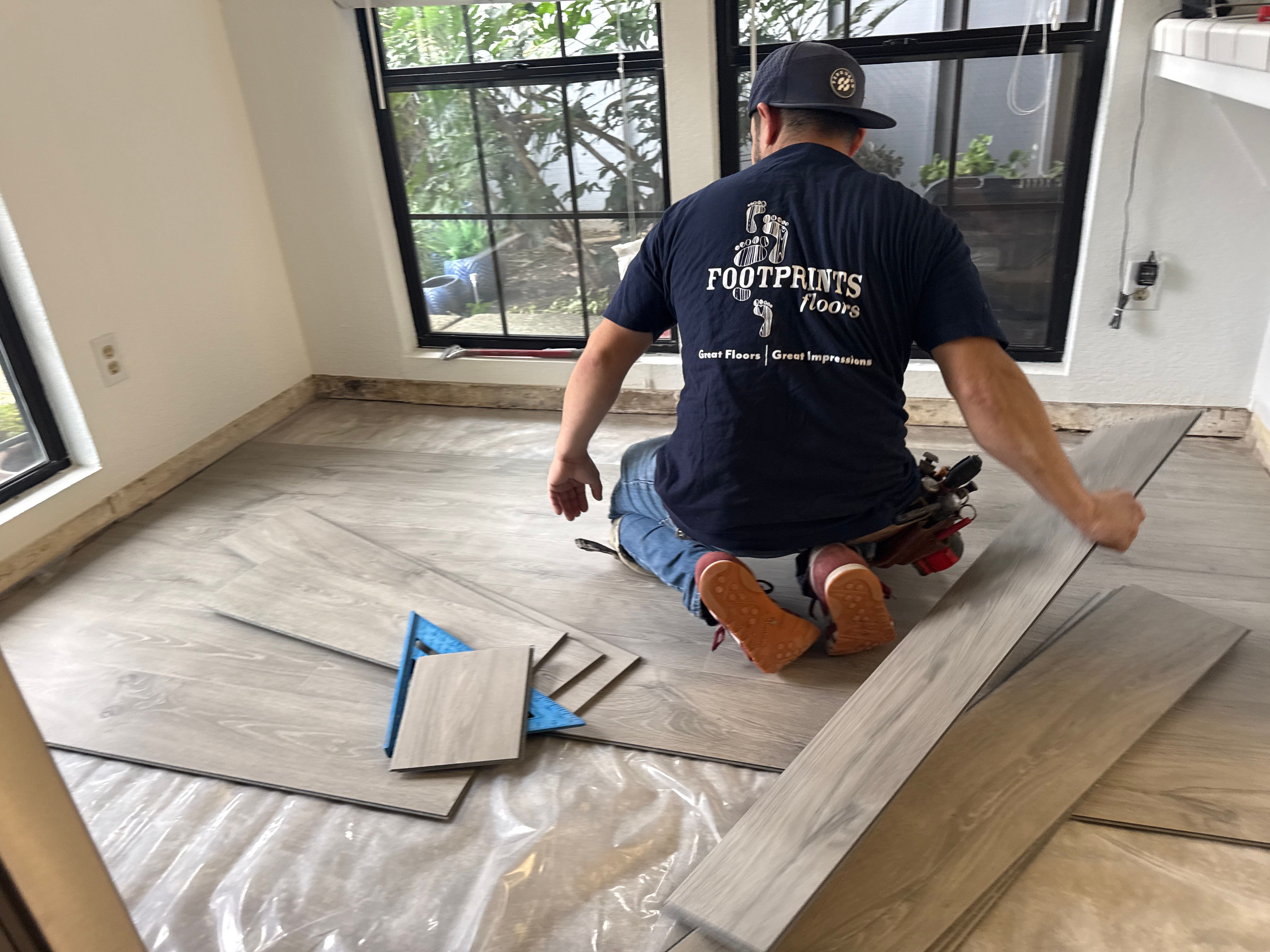 New Kitchen Flooring in Sacramento by Footprints Floors South Sacramento