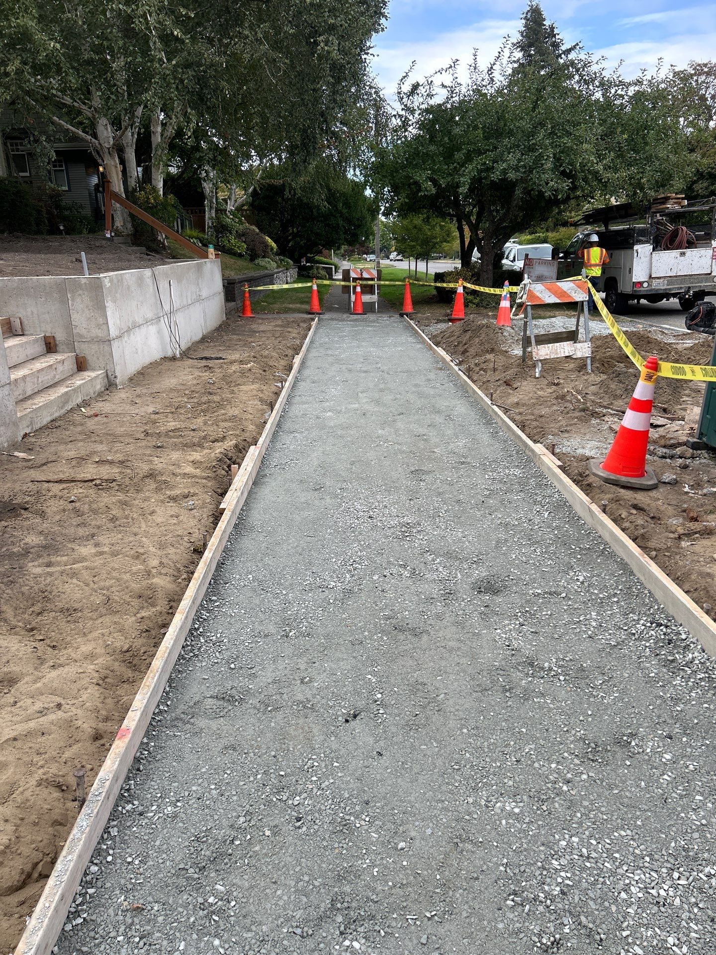 David | Concrete Sidewalk by Jireh Asphalt & Concrete Inc 