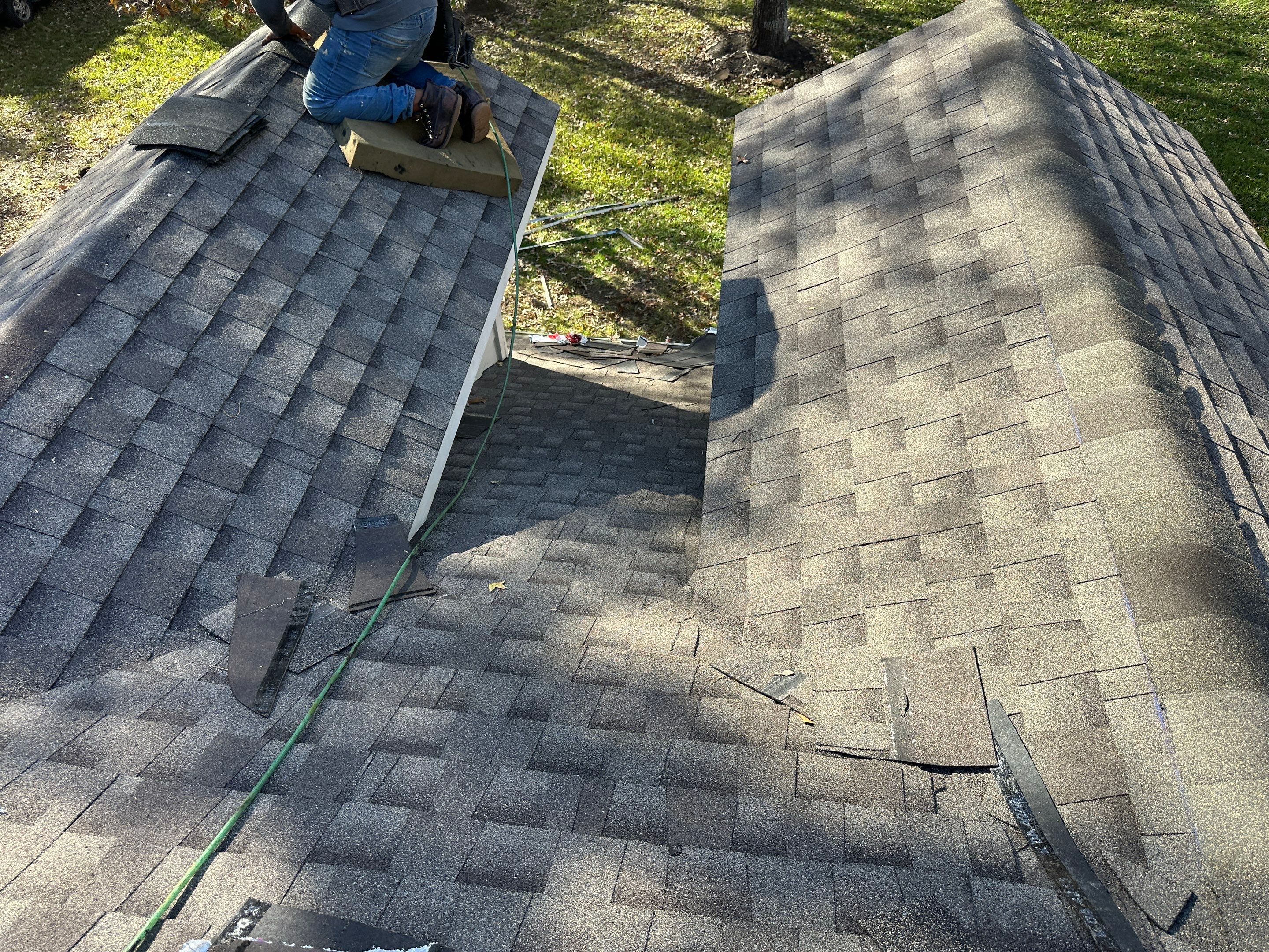 Residential Roofing Installation using GAF Timberline HDZ in Montgomery by Core Four Roofing
