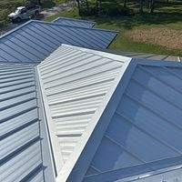 24ga 1.5" Mechanical Seam Mill Finish by Total Roofing System The Metal Roof Experts