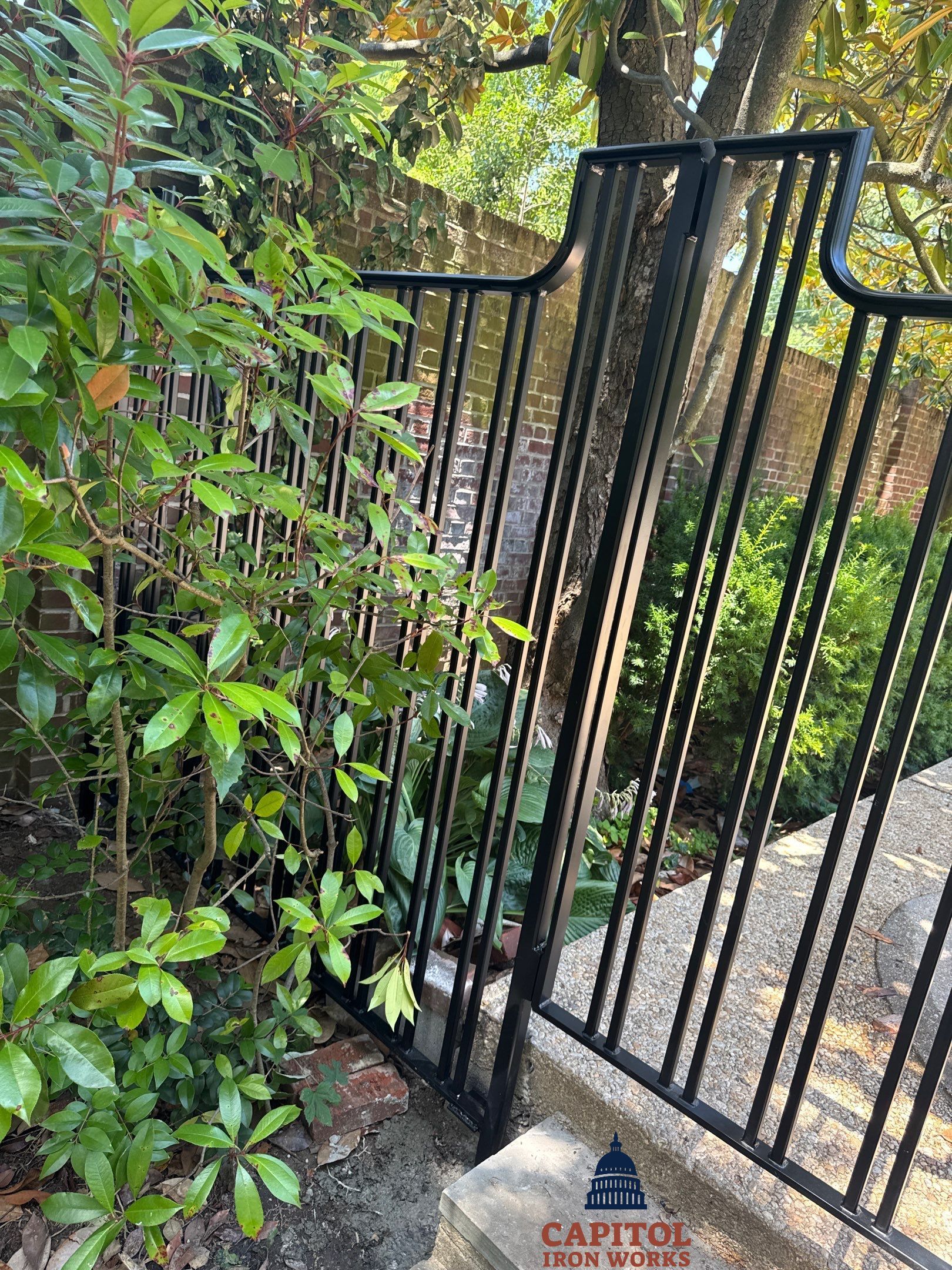 Custom Iron Fence & Gate – Residential Exterior – Washington, DC by Capitol Iron Works