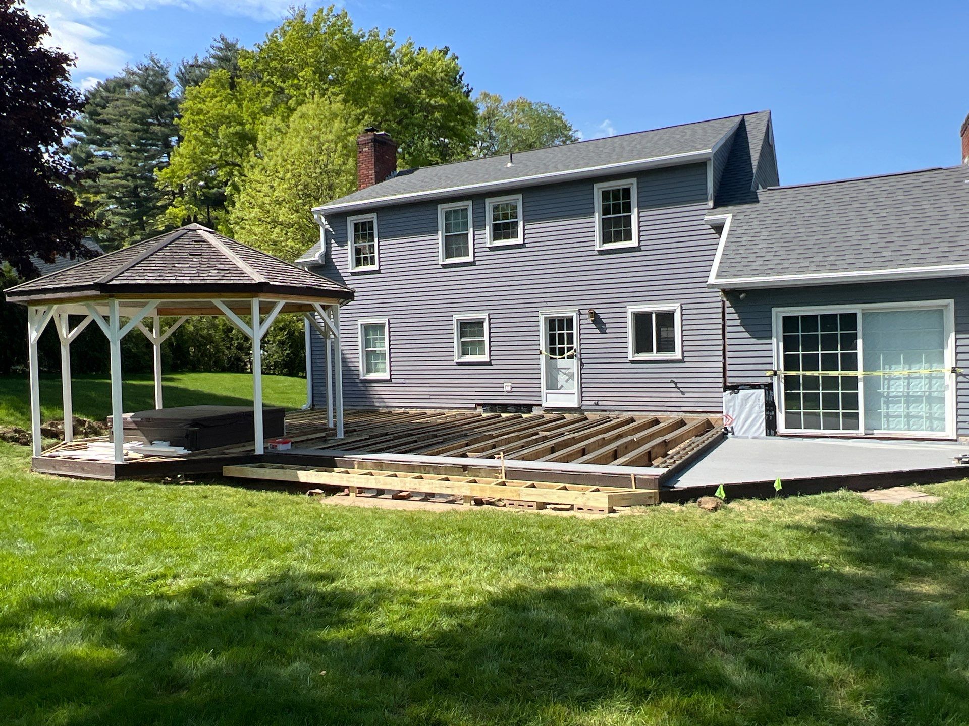 Deck Repair using Trex Select Decking by Chagnon Building & Remodeling LLC