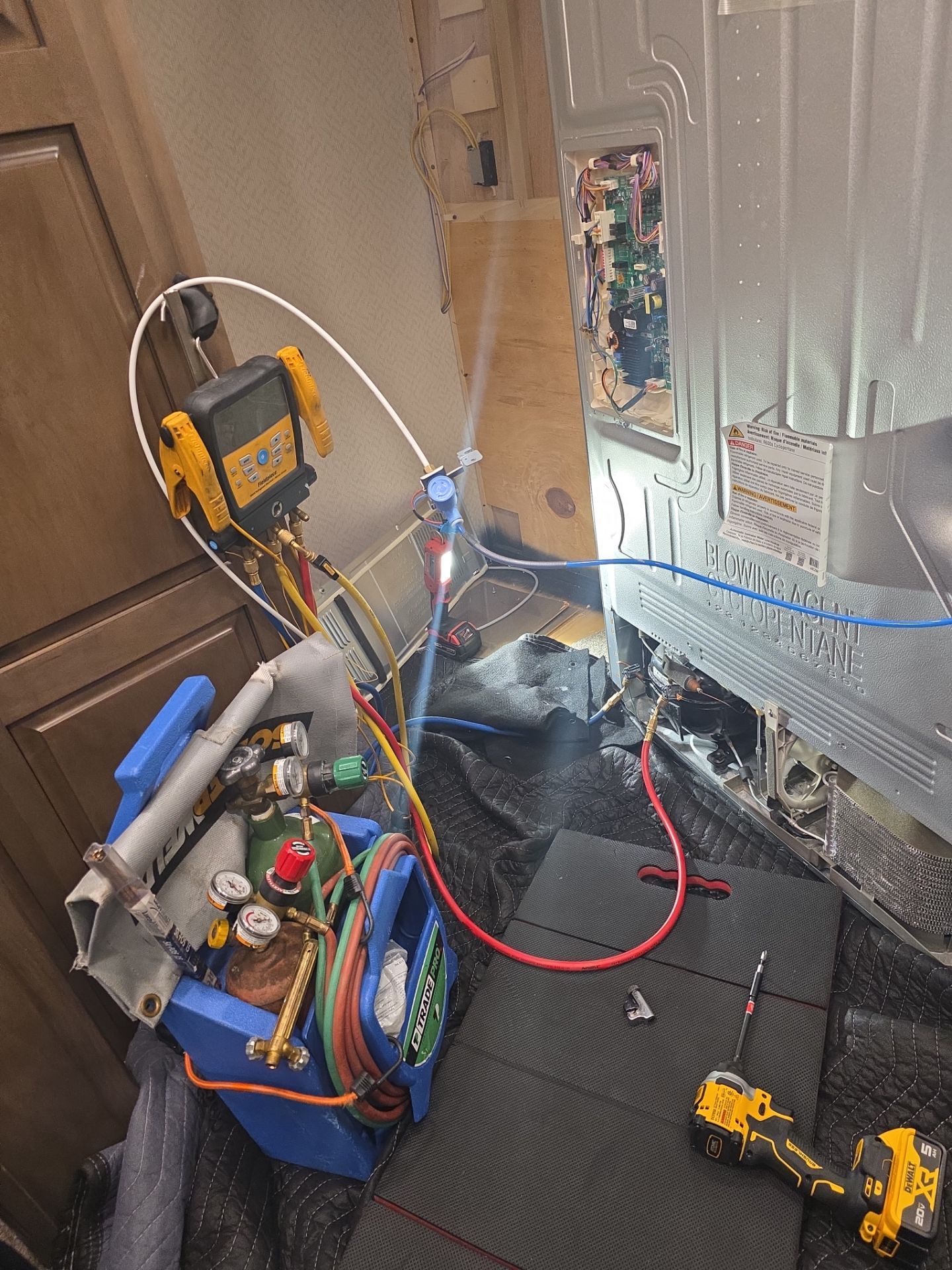 Refrigerator Sealed System Repair and Compressor Service in Ocala by AMB-WORKS APPLIANCE REPAIR