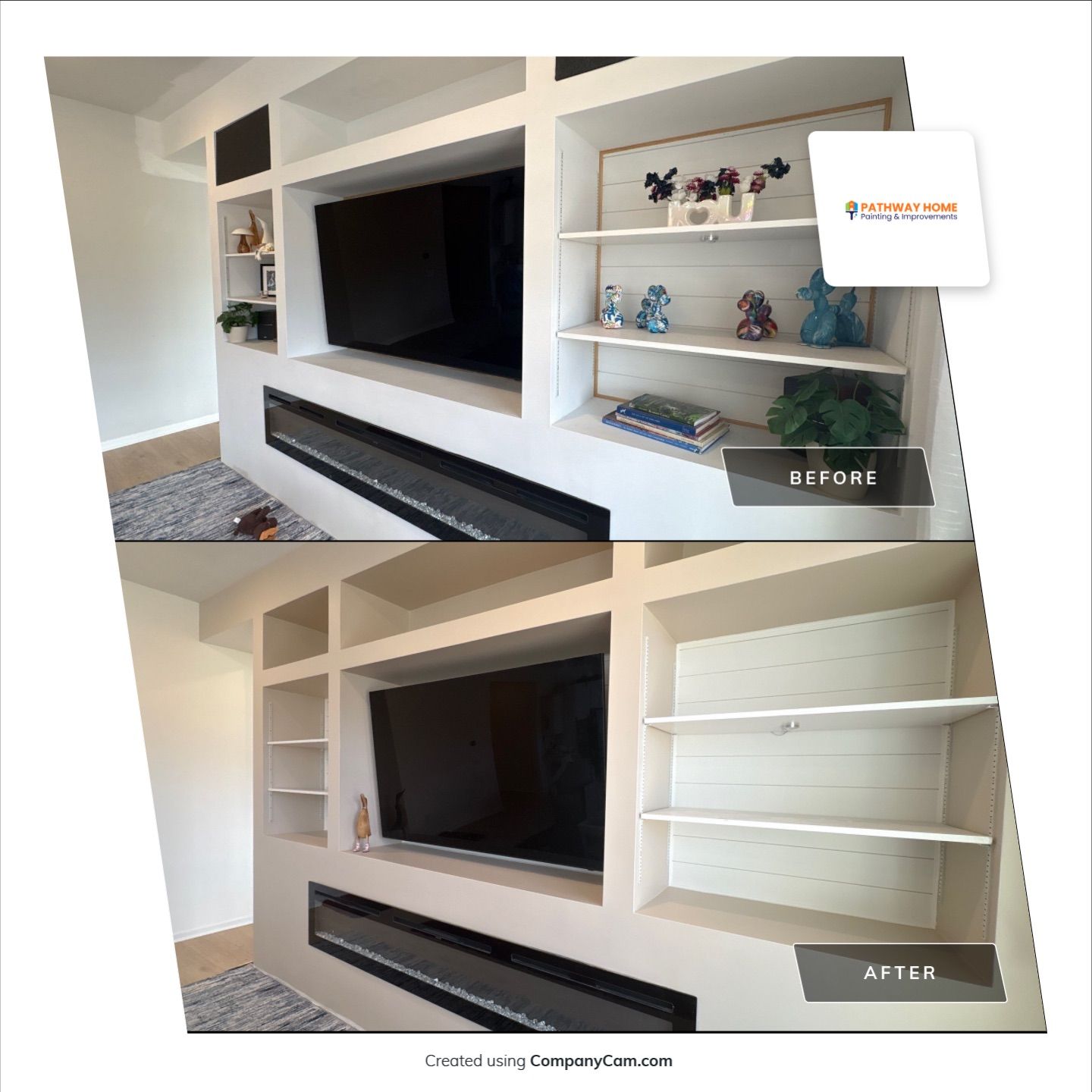 Another fresh interior transformation underway in Summerville 🎨 by Pathway Home Painting & Improvements