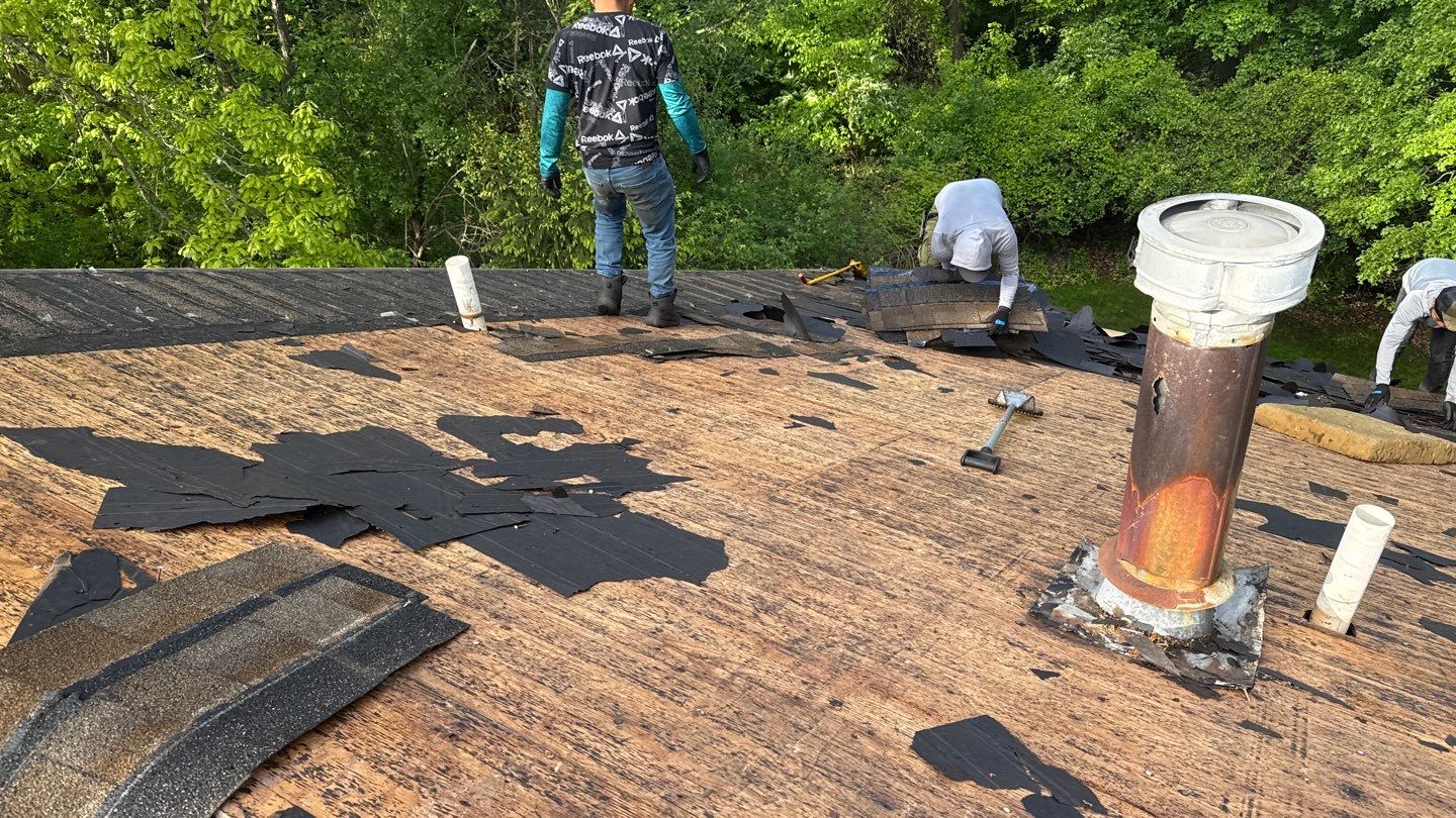 Roof Replacement using Owens Corning Desert Rose by 180 Contractors