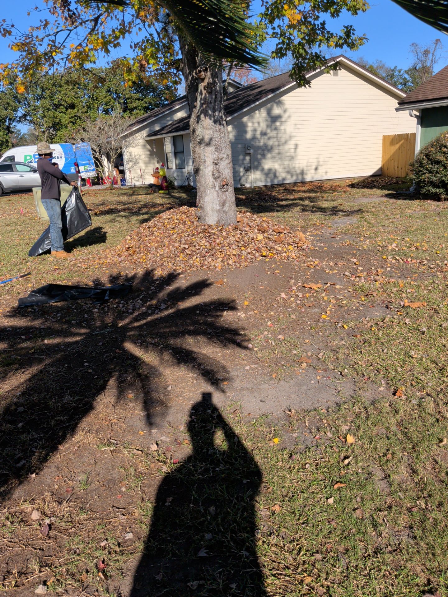 Residential Leaf Removal Service — Westside Jacksonville by Harmoni Home Services