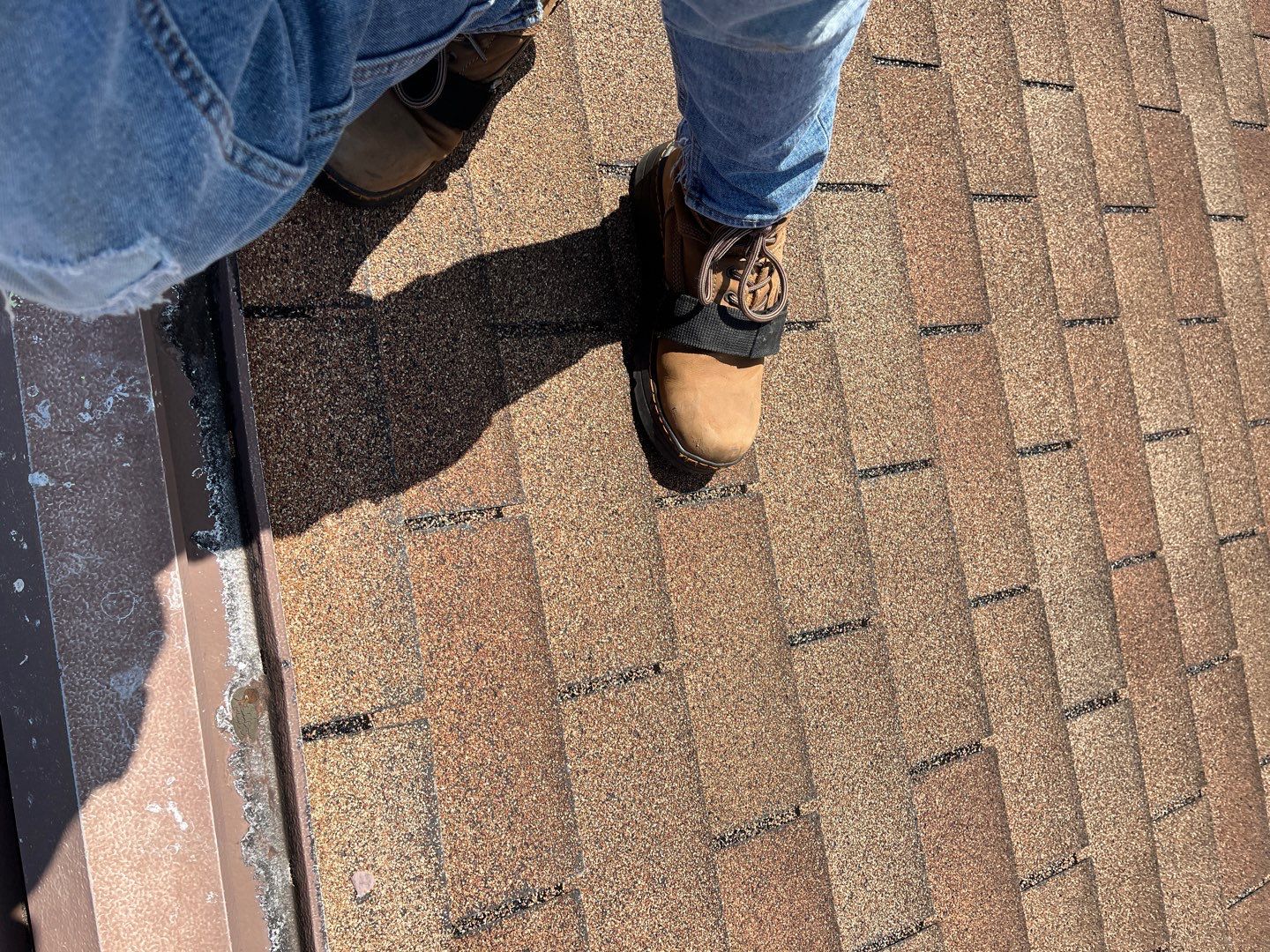 Commercial Roofing Installation using Performance Shingles by Mr. Roofer