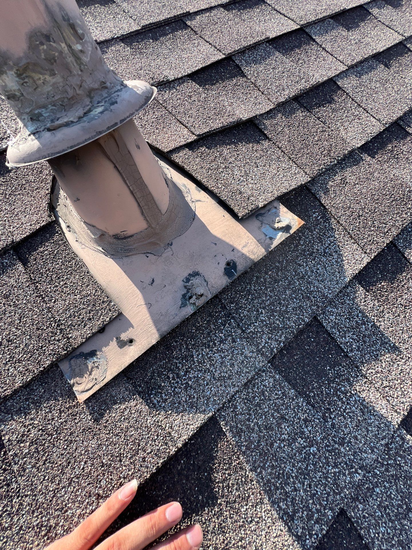 Hail Damage using Owen's Corning Duration (Lifetime) Shingles by Roof Repair Company