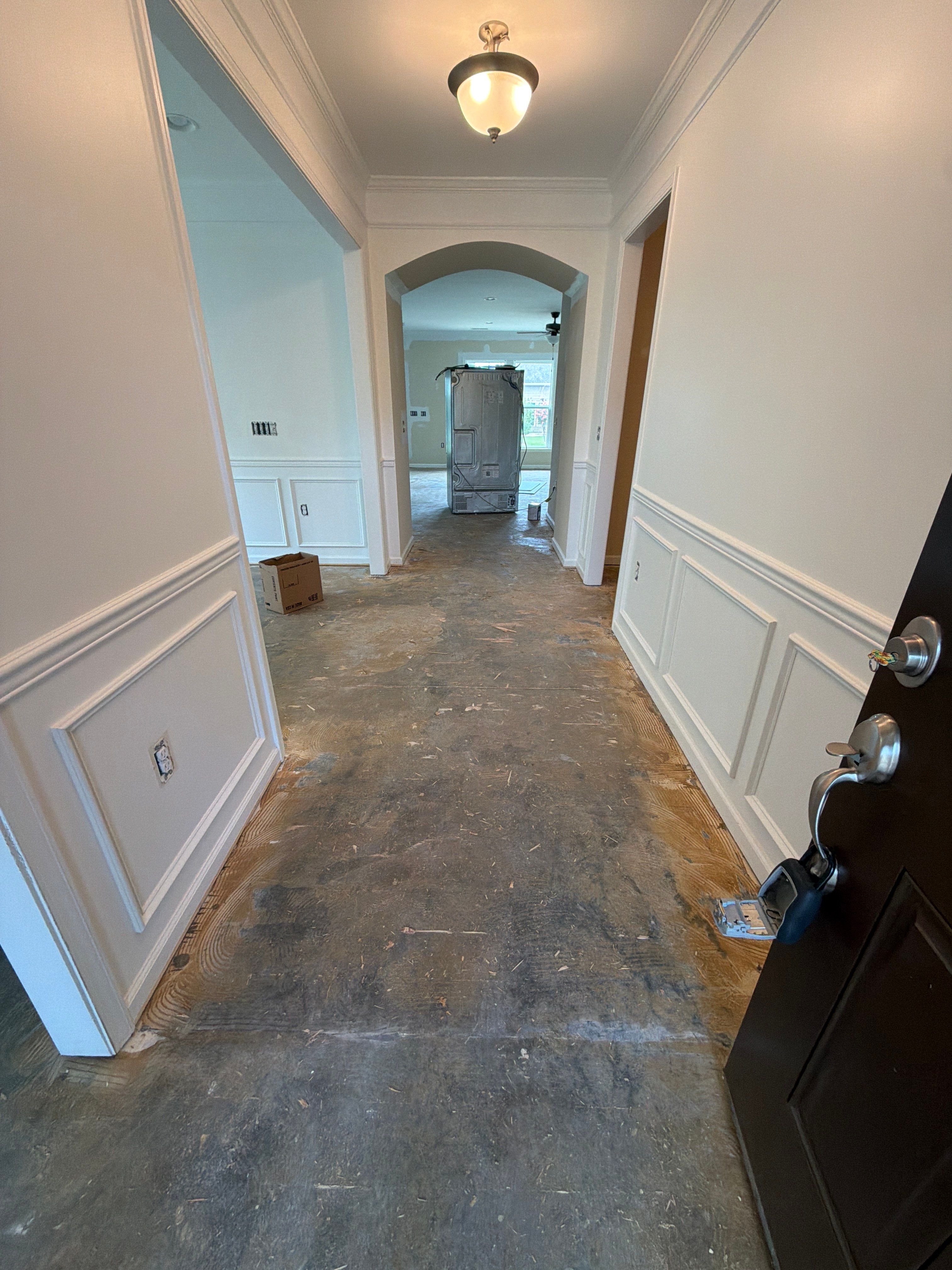 Luxury Vinyl Plank Flooring Installation and Interior Refresh in Durham by Billy Weatherspoon Contractor