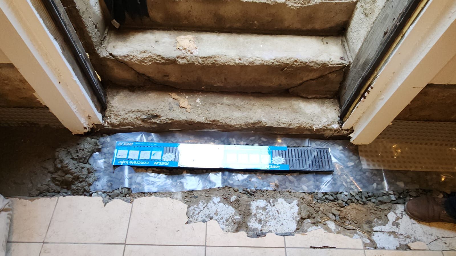 Interior French Drain Newton NJ by Pure Service Pro, LLC 