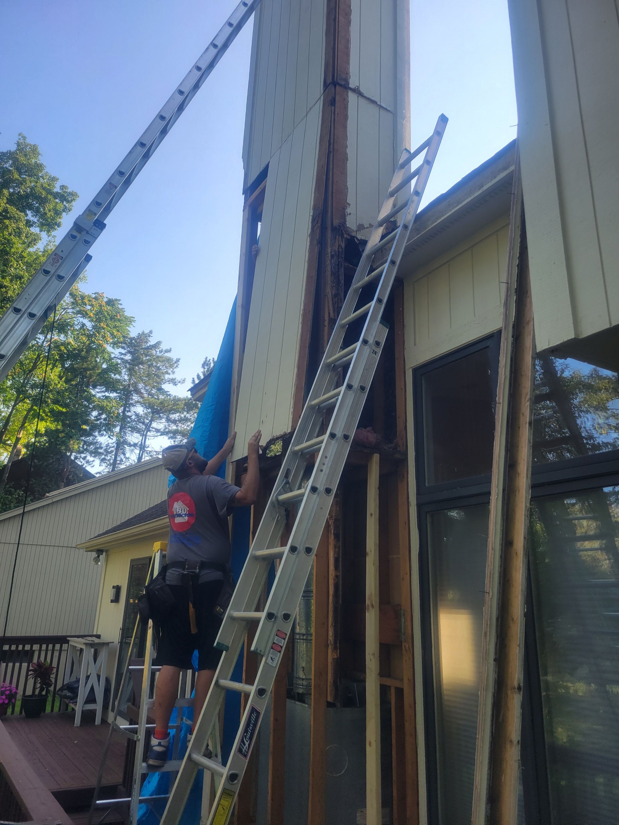 Roof Replacement using CertainTeed Landmark Weathered Wood by 180 Contractors