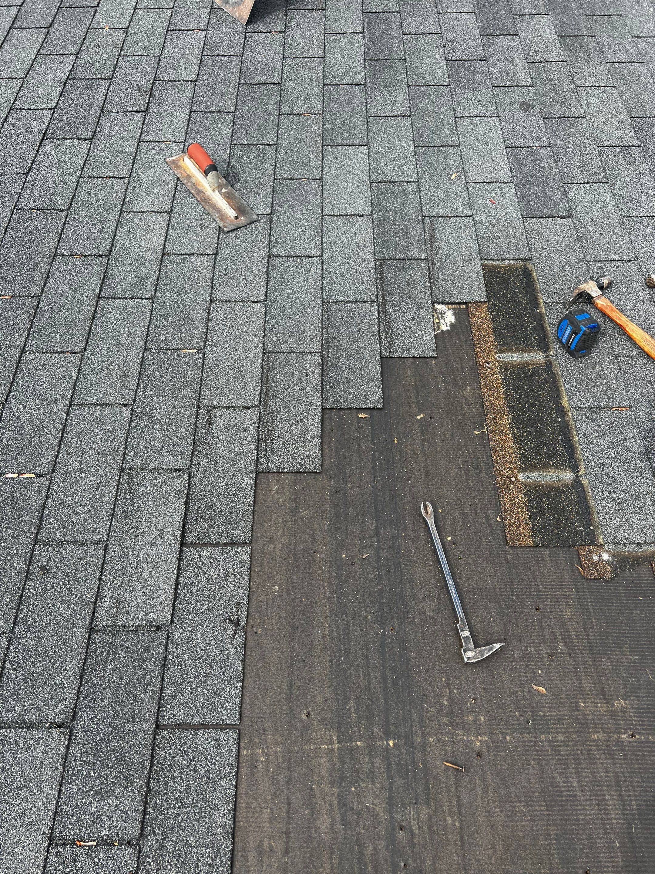 Residential Roofing Installation using Owens Corning Estate Gray Duration by Storm Contracting 