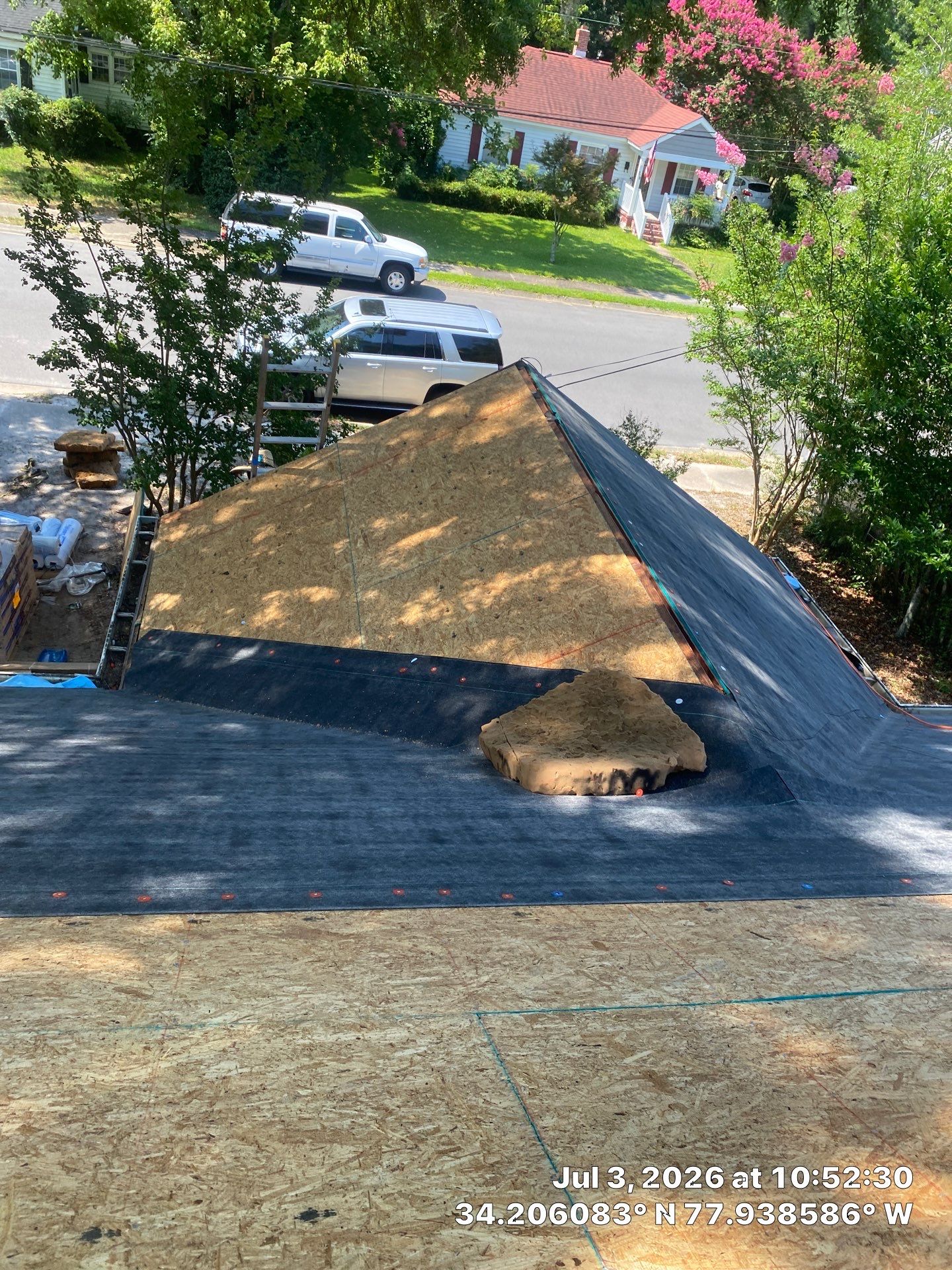Roof Replacement Using CertainTeed Landmark Pro Shingles in Wilmington NC by RGR Construction and Roofing, LLC