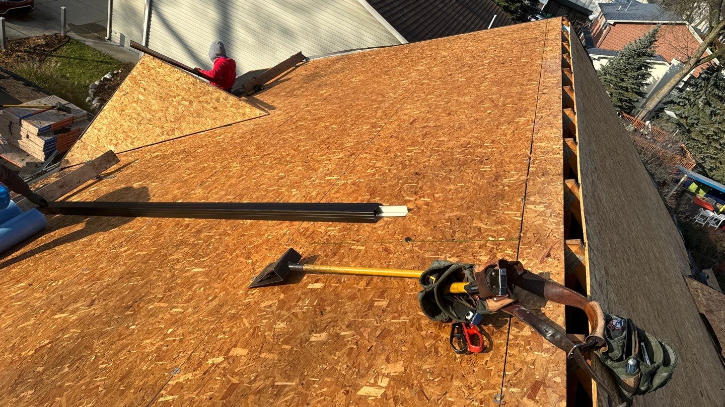 Roof Replacement using CertainTeed Landmark Moire Black by 180 Contractors