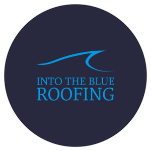 Logo for Into The Blue Roofing