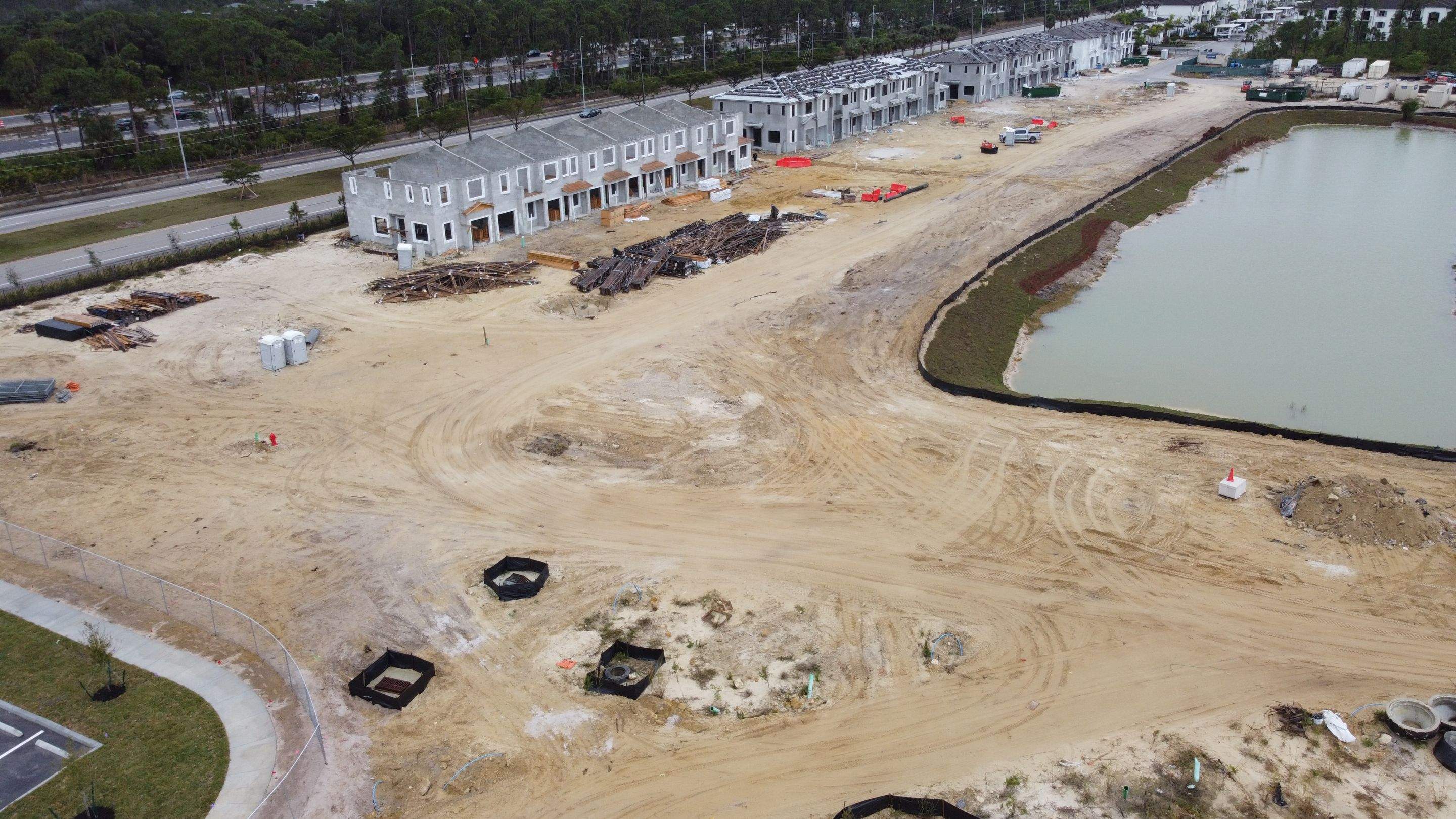 New Residential Construction Community Sewer System Cleaning by APS Power & Water