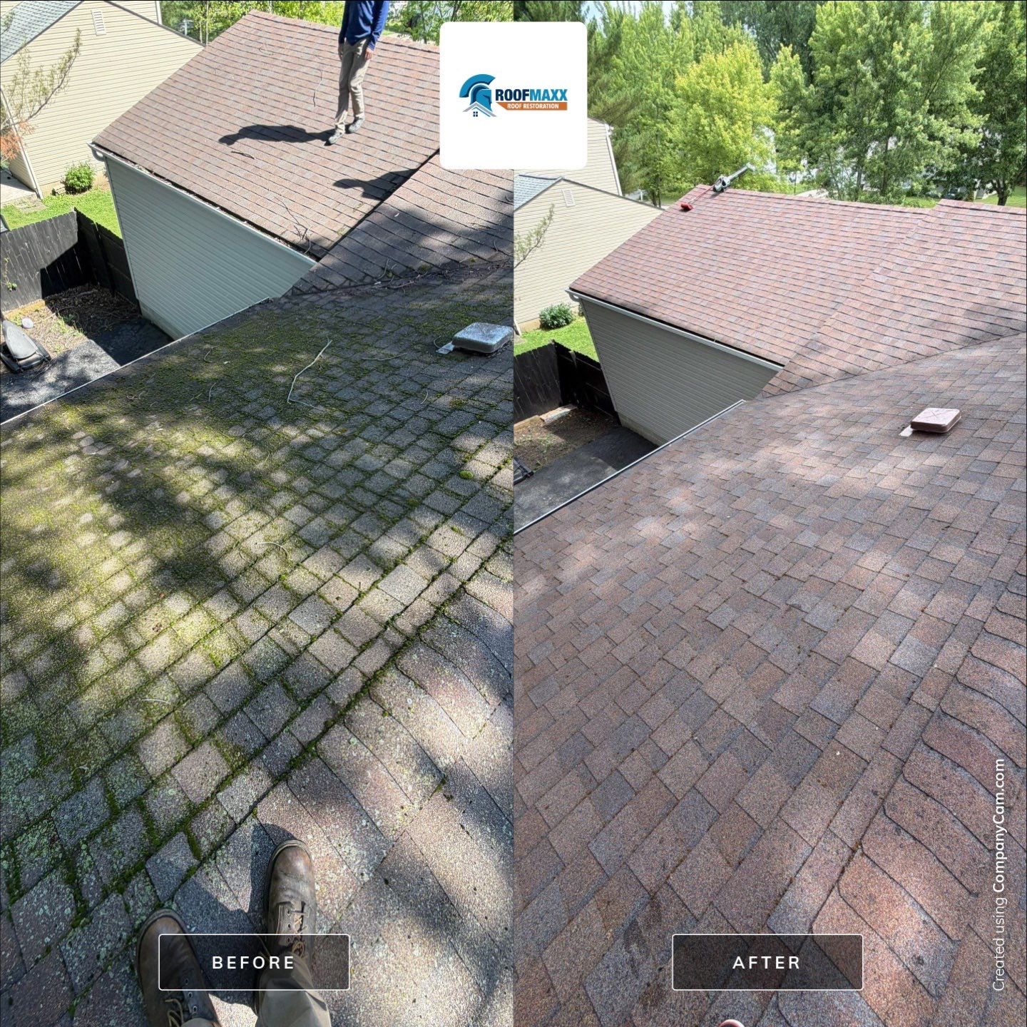 Condo Reference Before and Afters by Roof Maxx of Columbus, OH