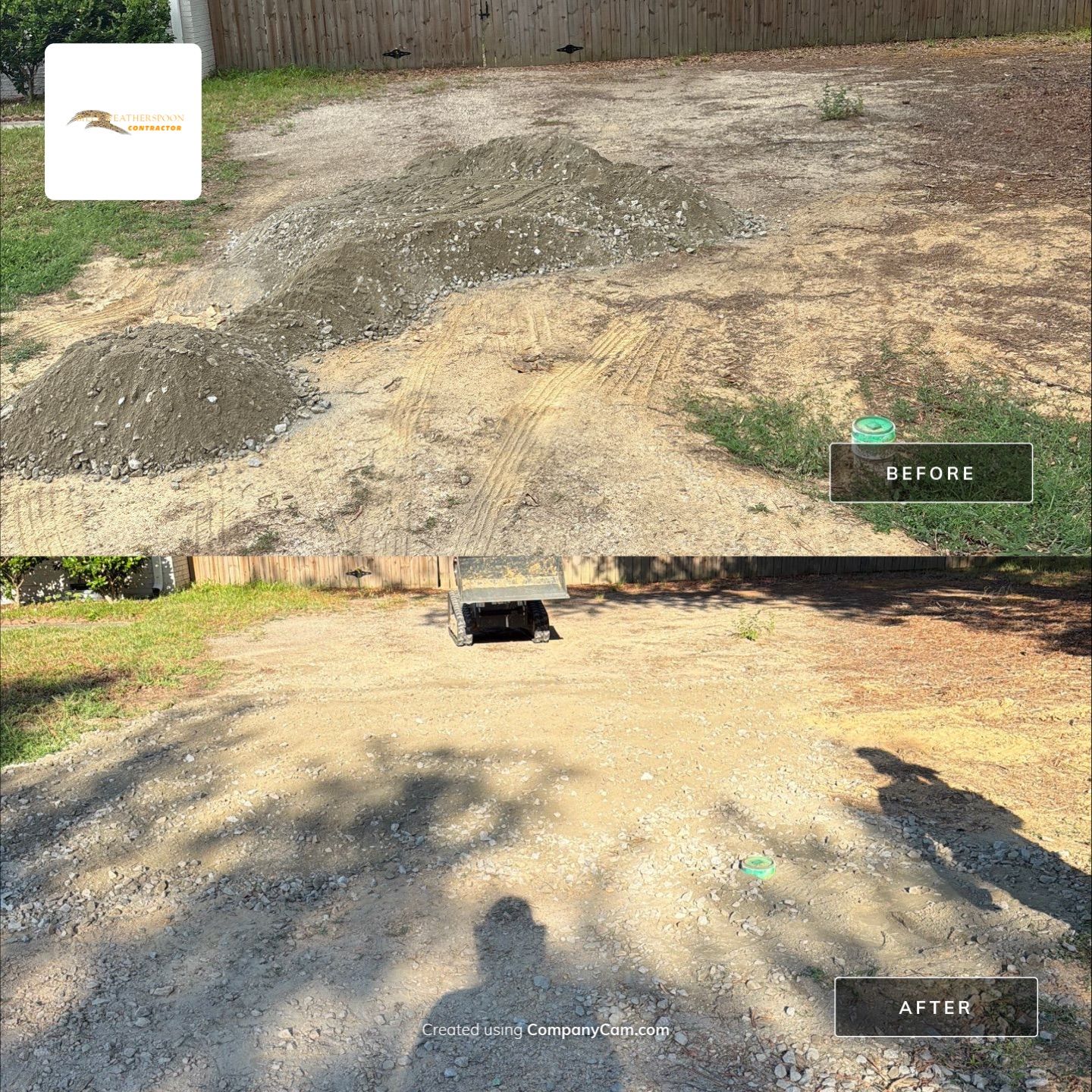 Driveway Leveling – Crush & Run Base by Billy Weatherspoon Contractor