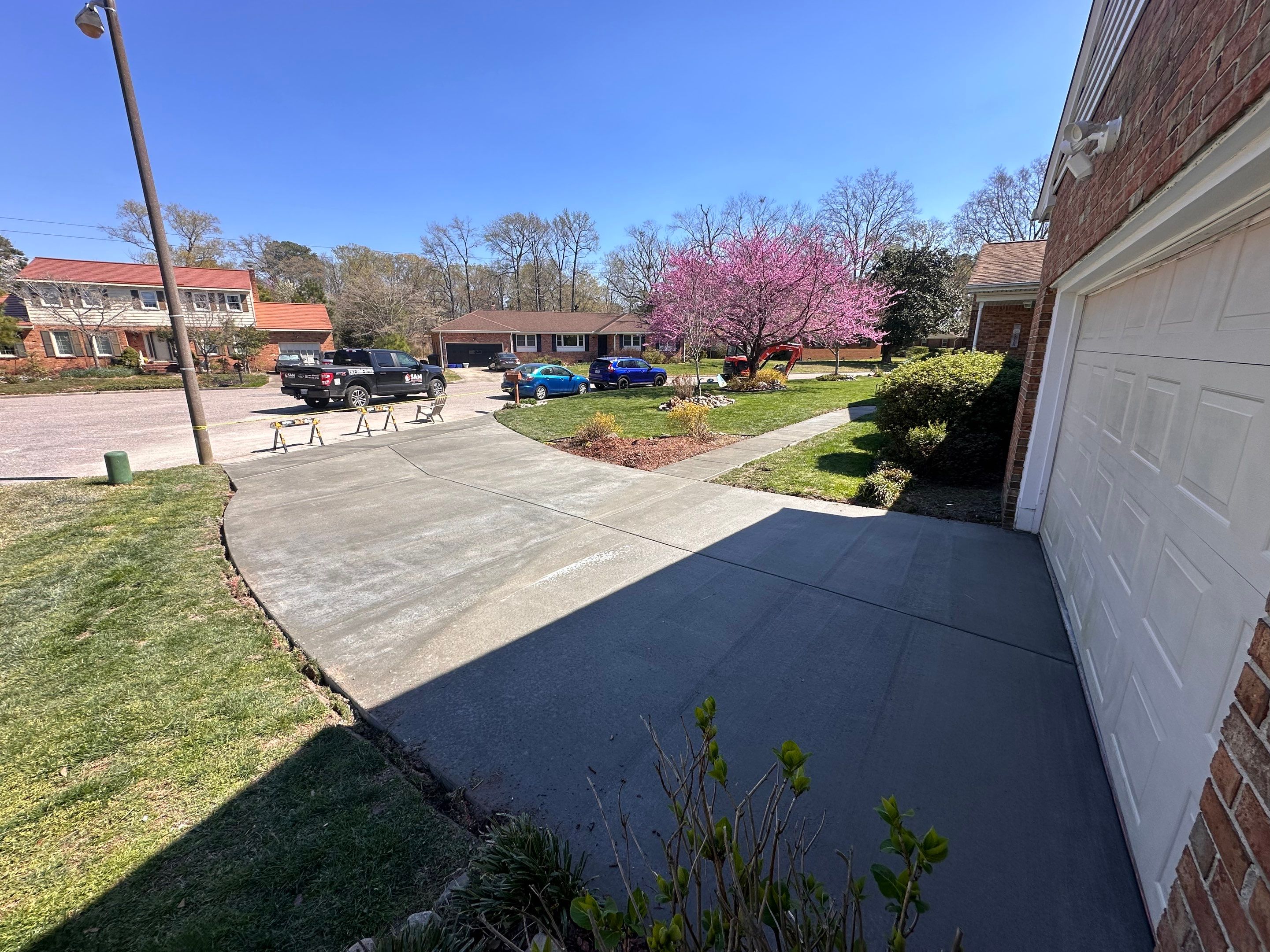 Project in Virginia Beach by Sam The Concrete Man Virginia Beach