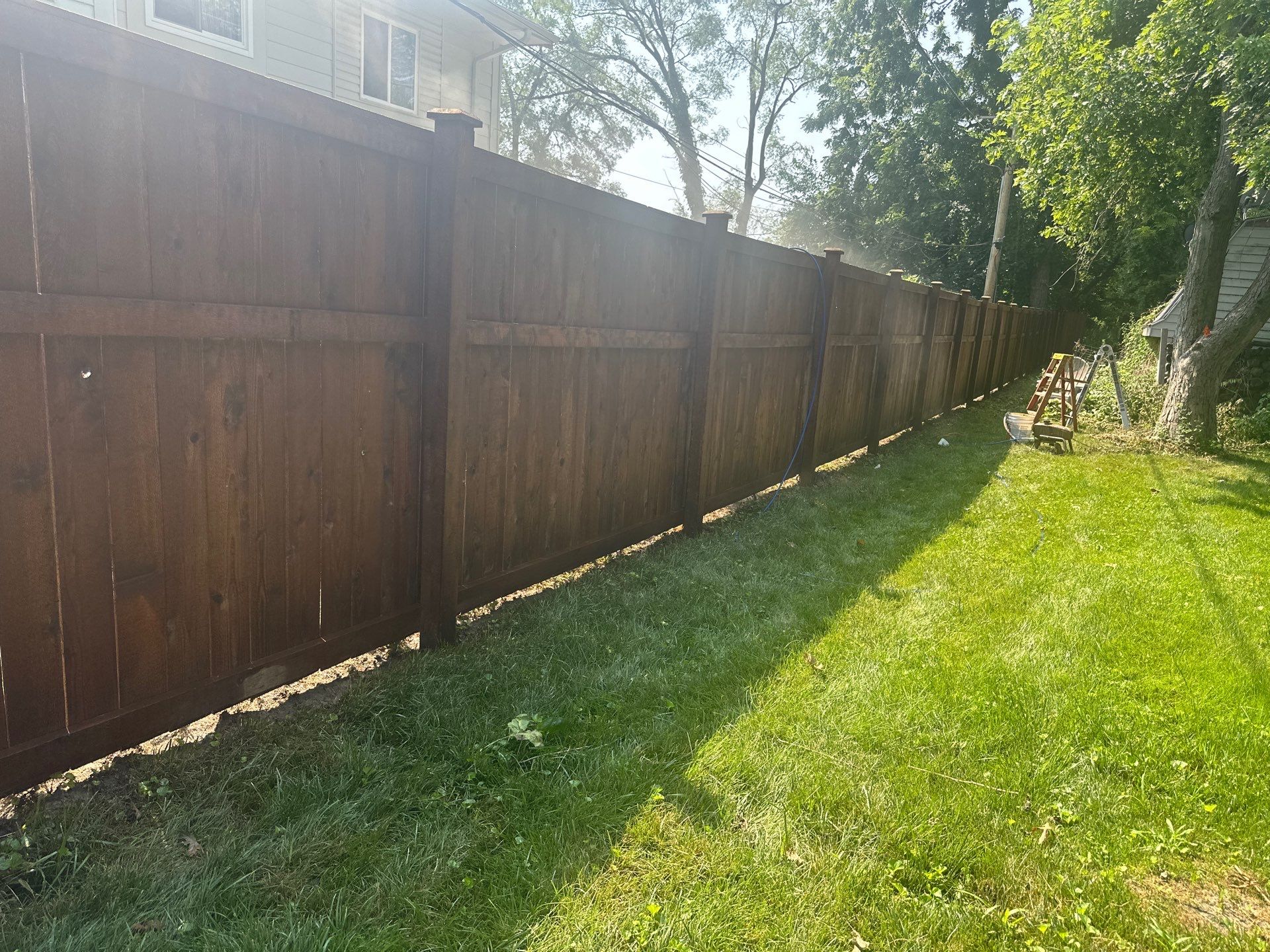 Gallarzo Fence in Lockport by Two Brothers Residential Maintenance